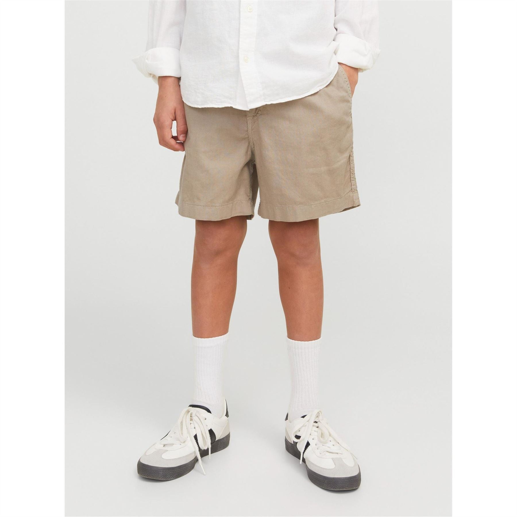 Jack and Jones Linen Woven Tracksuit Shorts
