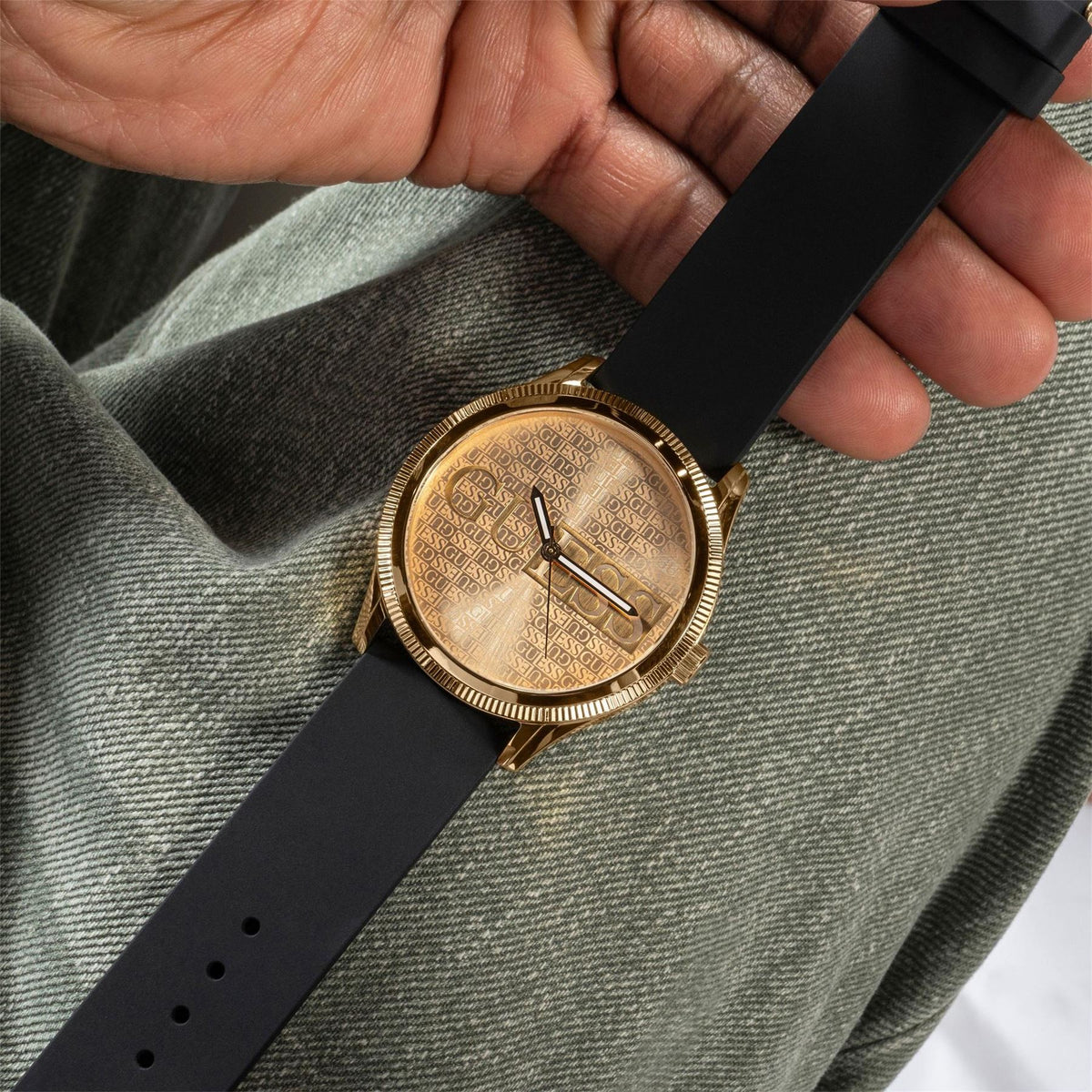 Guess Stainless Steel Analogue Quartz Watch