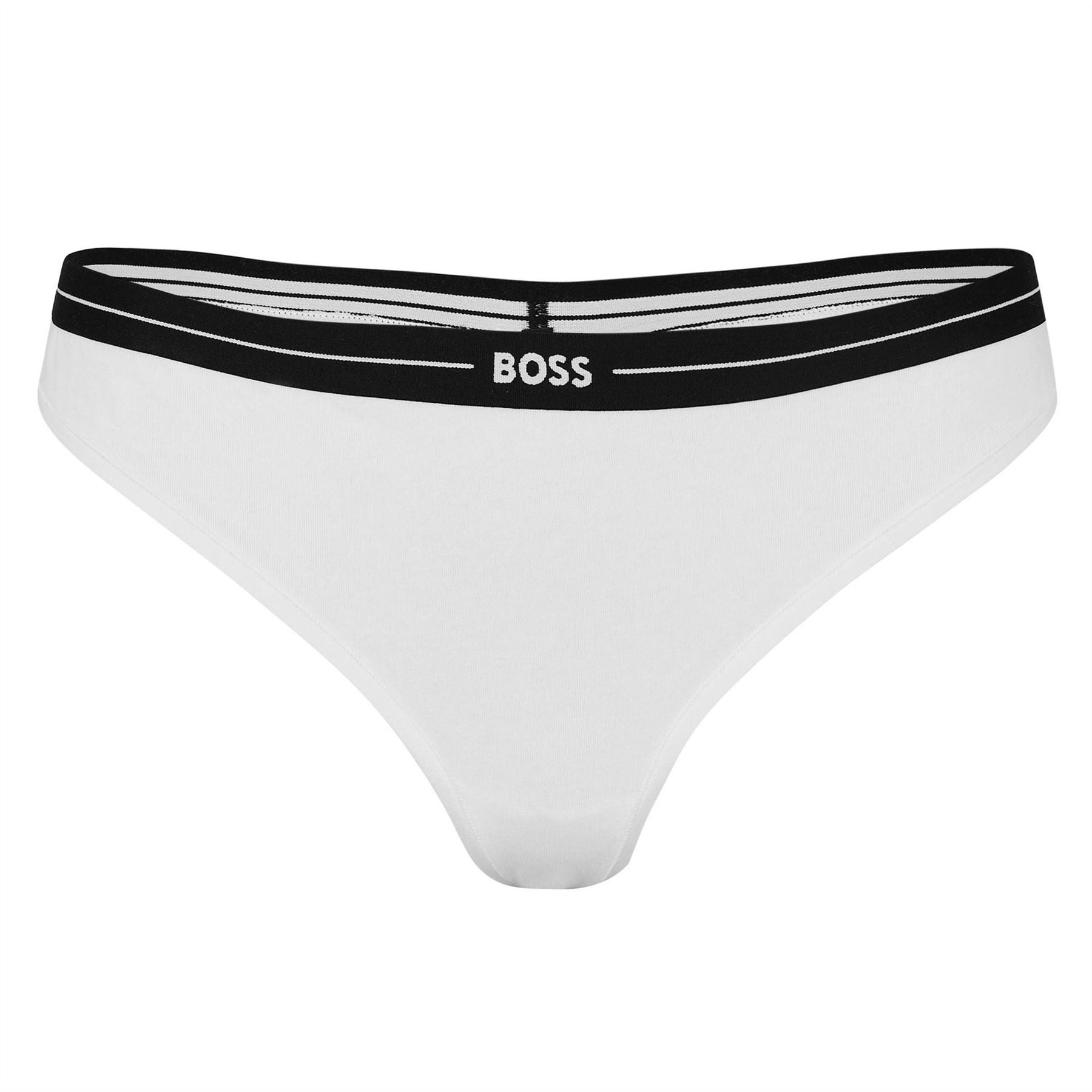 Boss Logo Embellish Thong