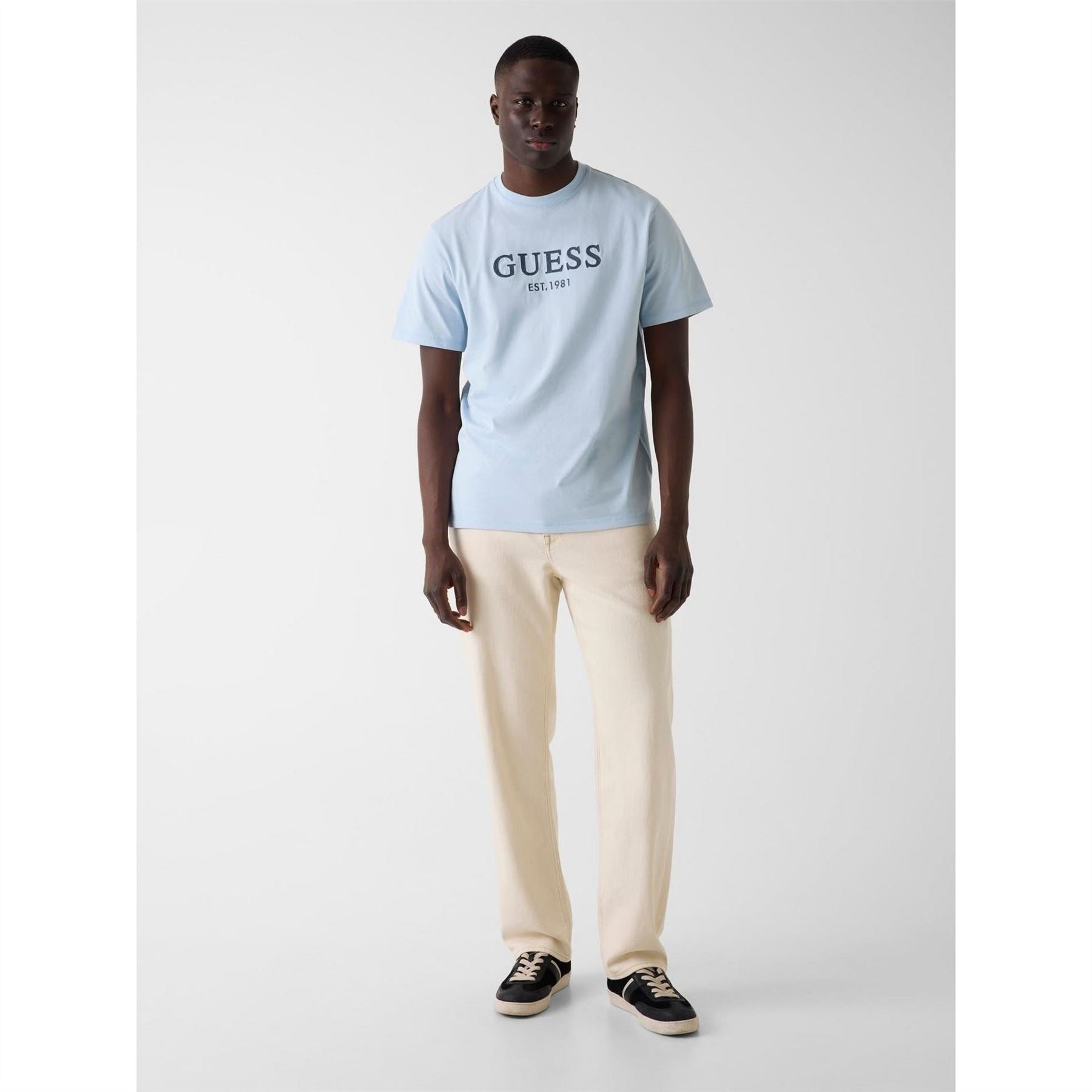 Guess Regular Fit Embroidered T-Shirt
