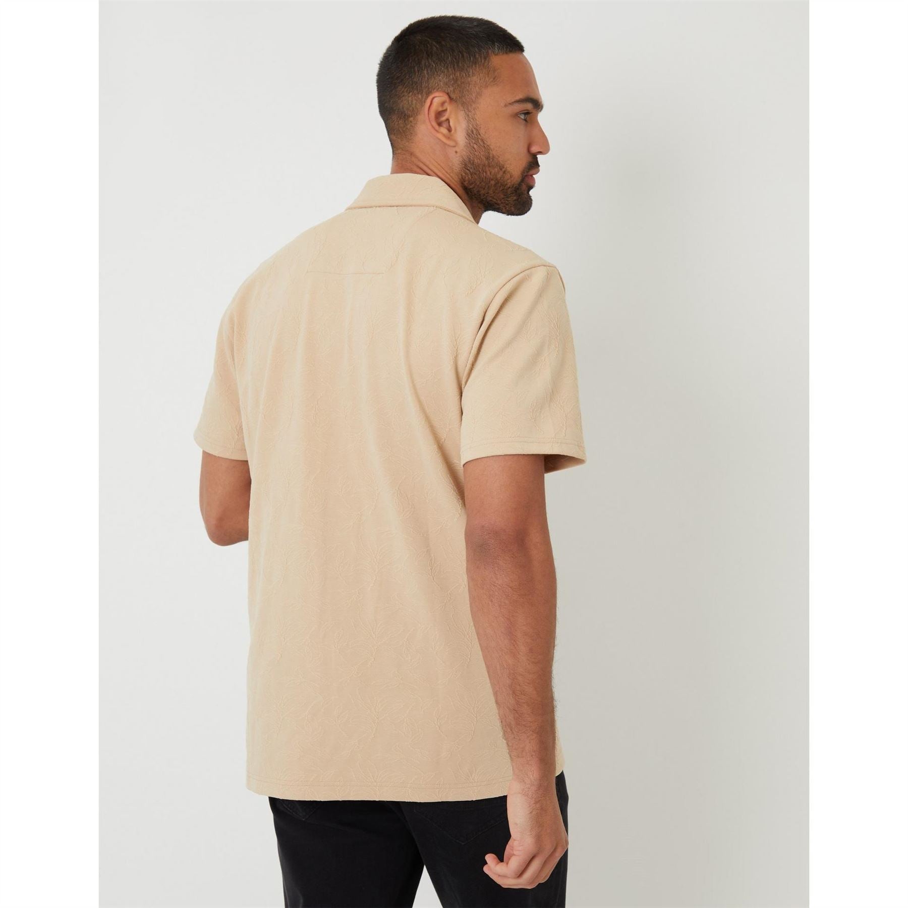 Threadbare Darvel Collared Neck Short Sleeve Shirt