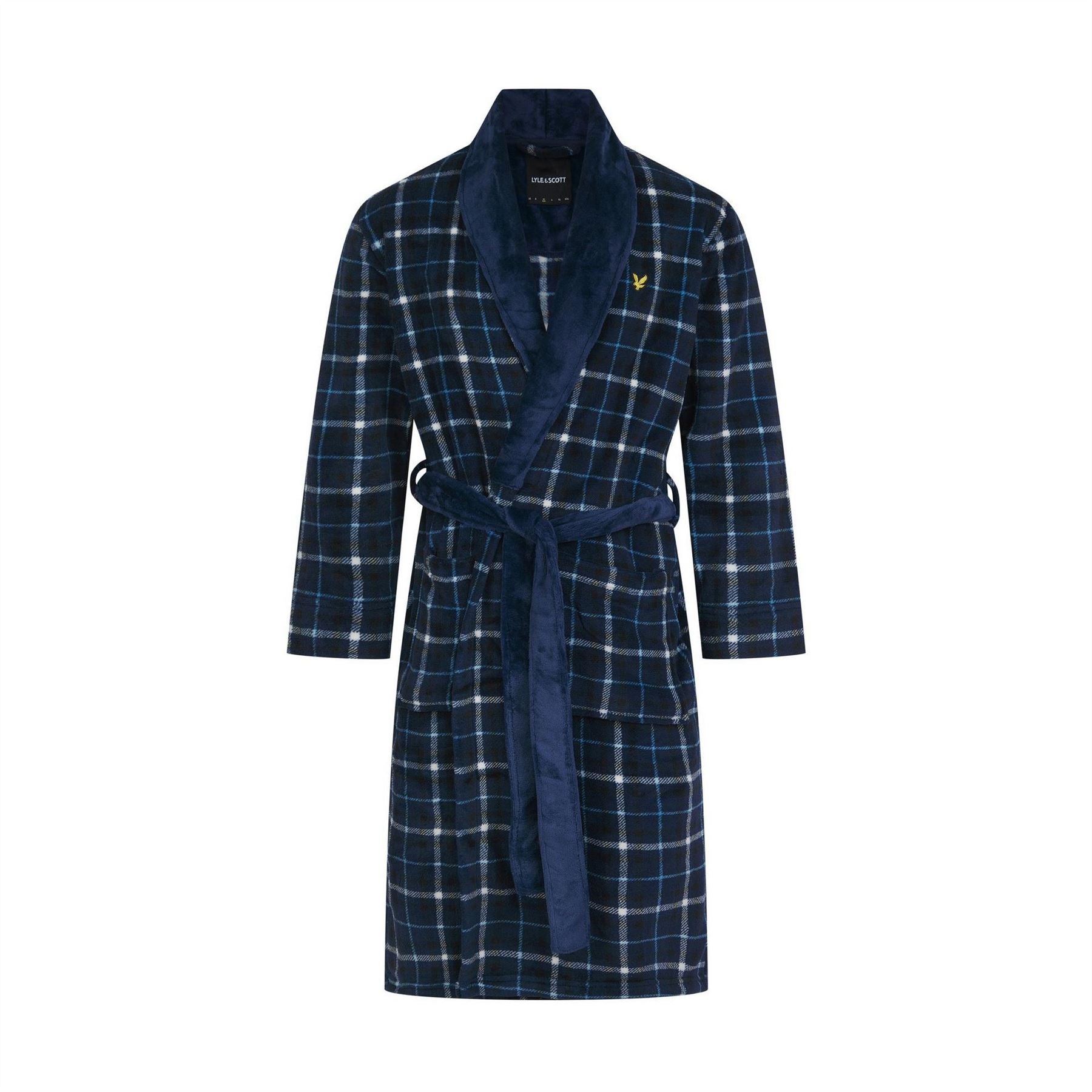 Lyle and Scott Plaid Men's Cassidy Bathrobe