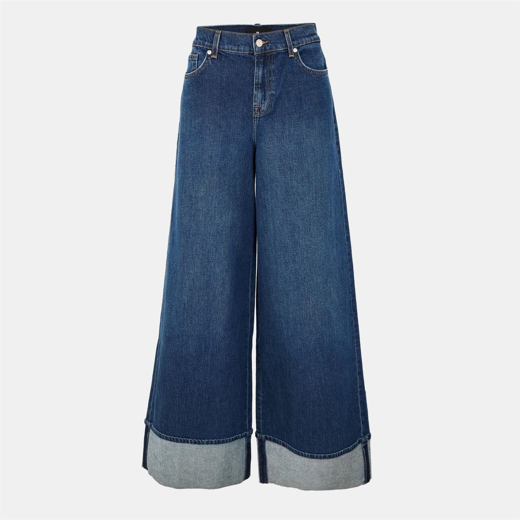 7 For All Mankind Marie Wide Leg Wide Fit Jeans