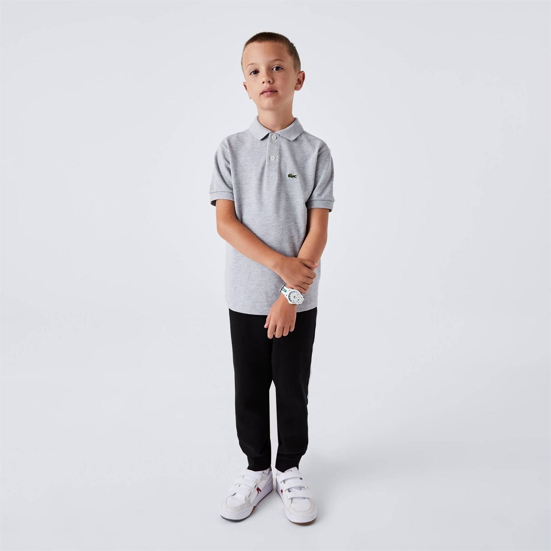 Lacoste Boys Pique Logo Polo Shirt