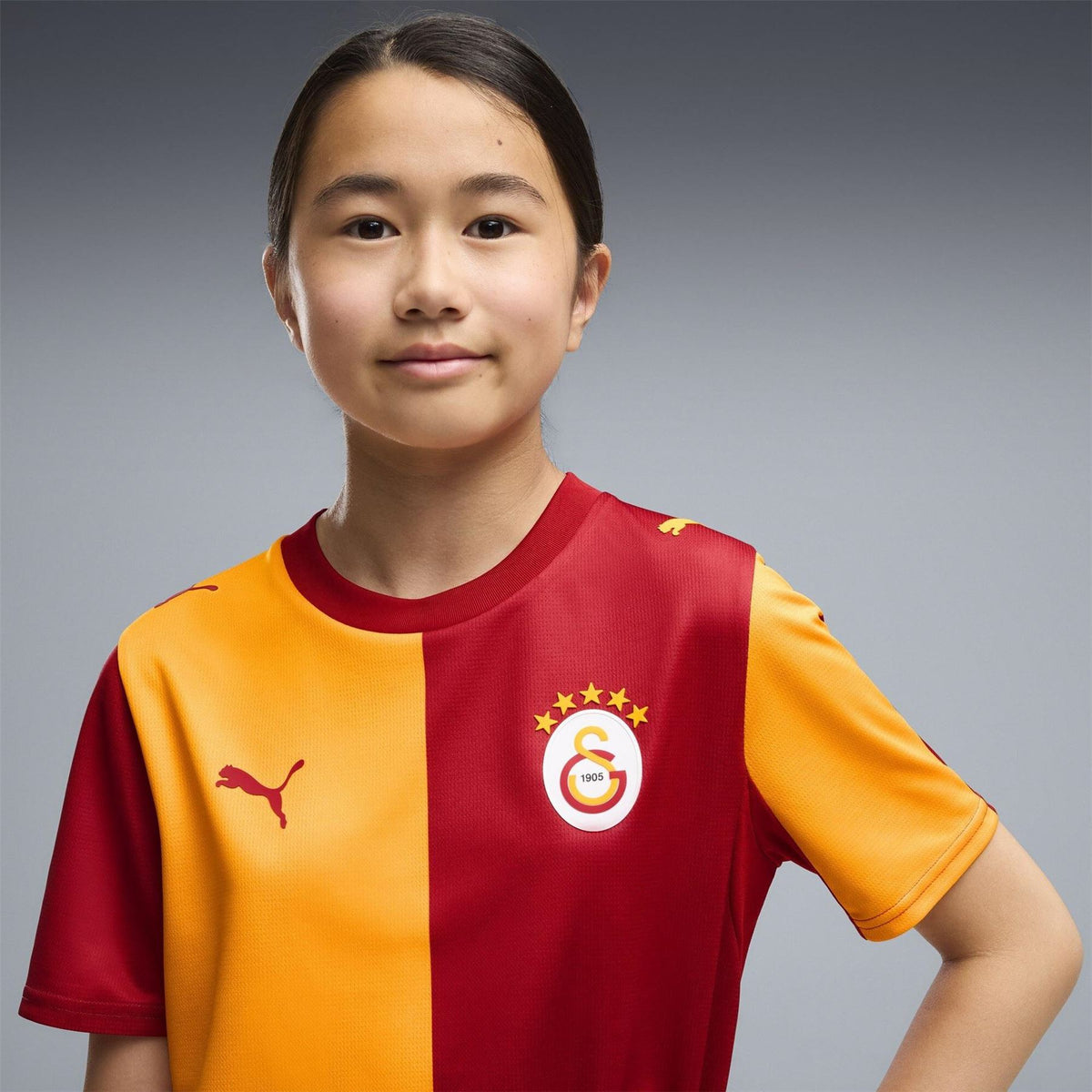Puma Galatasaray Home 25 26 Short Sleeve Crew Neck Football Shirt