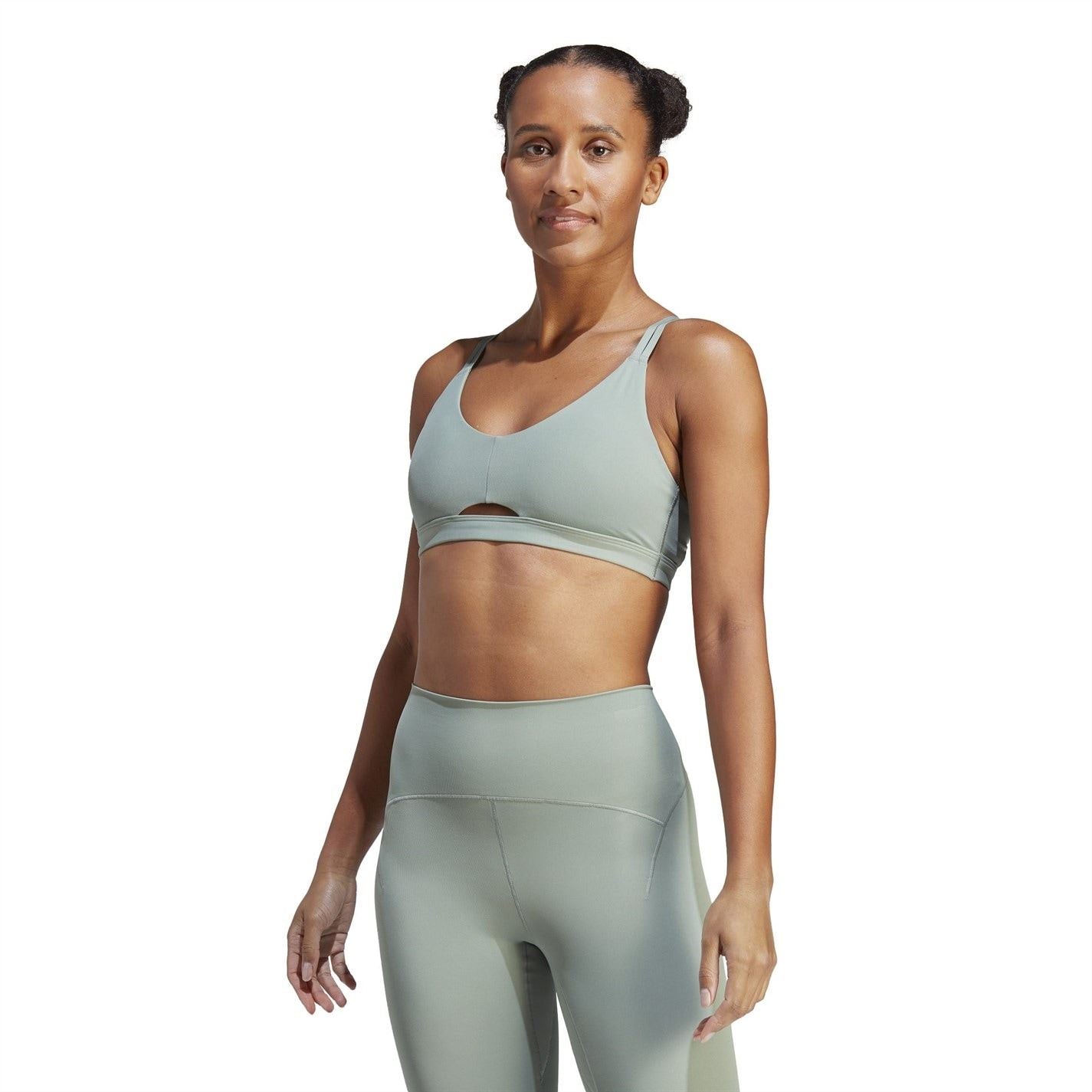 adidas Womens Yoga Studio Luxe Low Impact Sports Bra