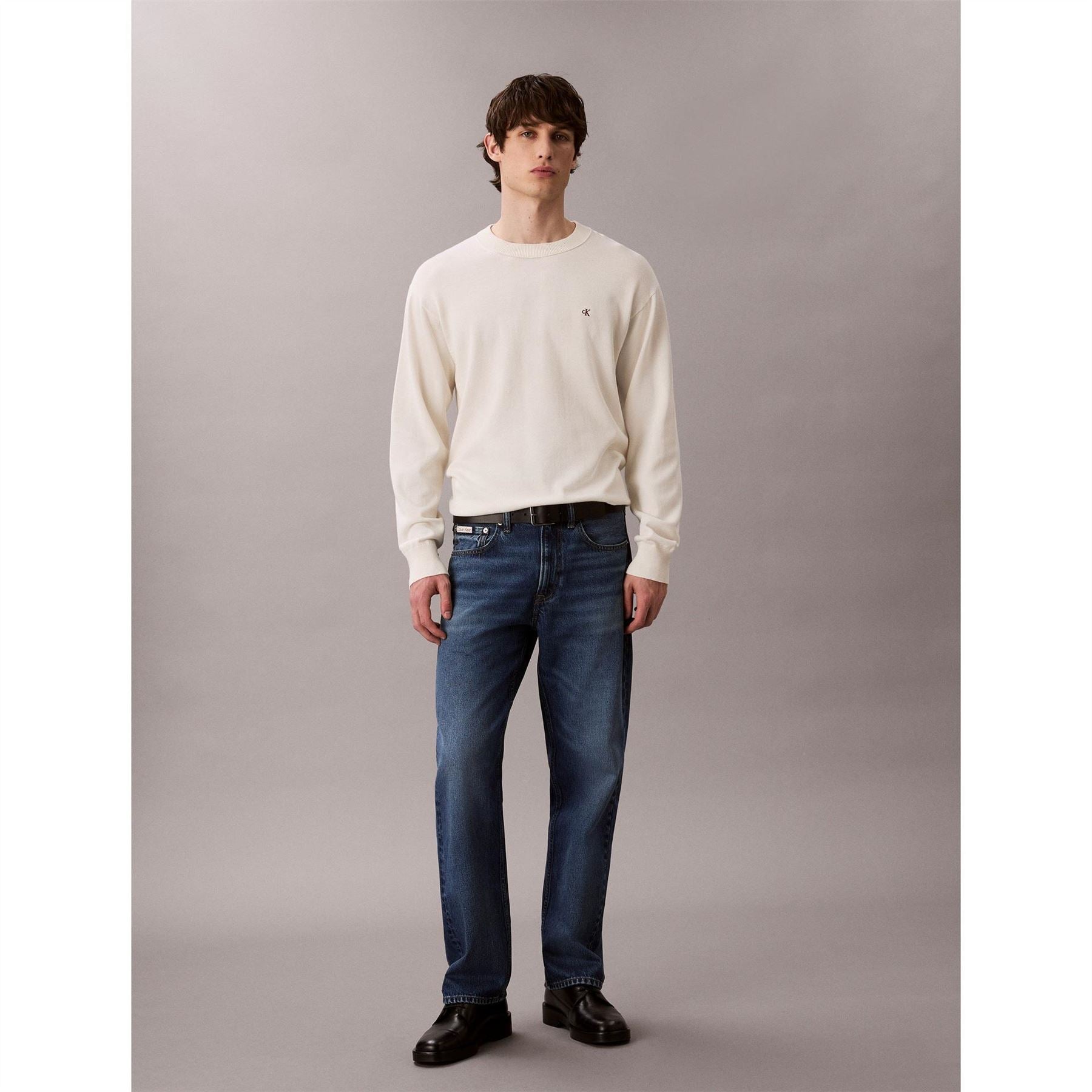 Calvin Klein Jeans Ckj Monogram Crew Neck Jumpers
