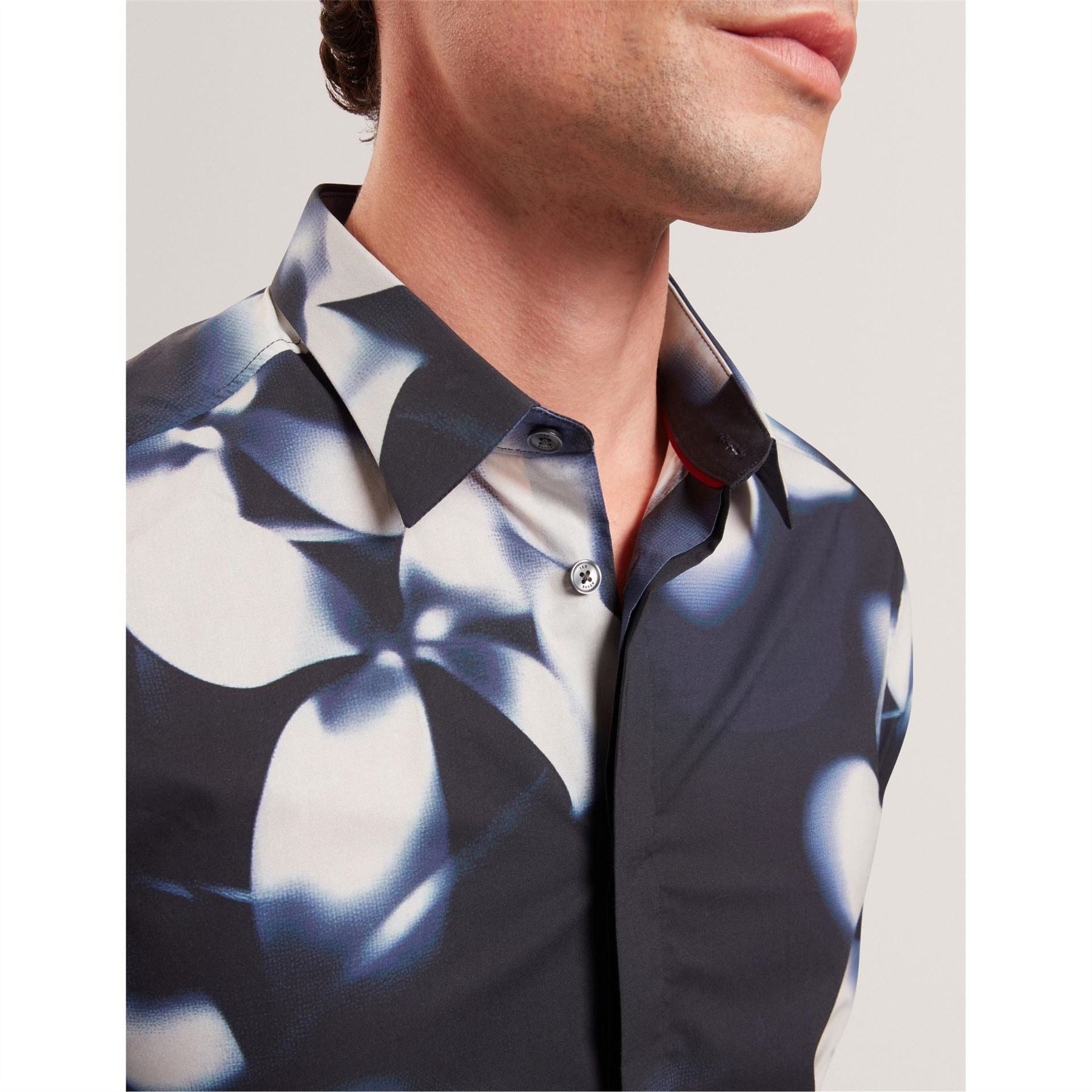 Ted Baker Long Sleeve Floral Patterned Shirt