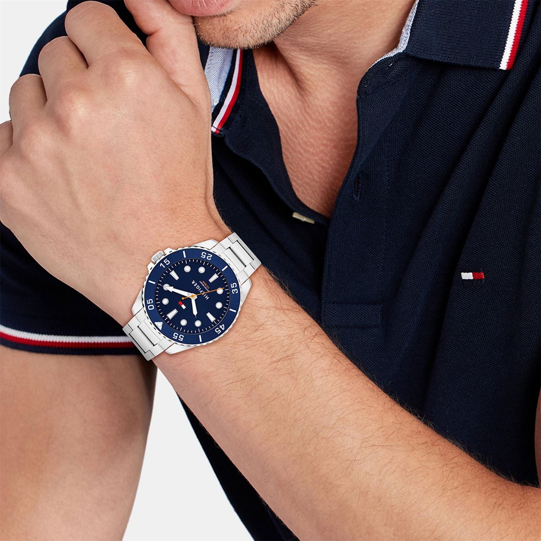 Tommy Hilfiger Hilfiger Mens Stainless Steel Bracelet Watch