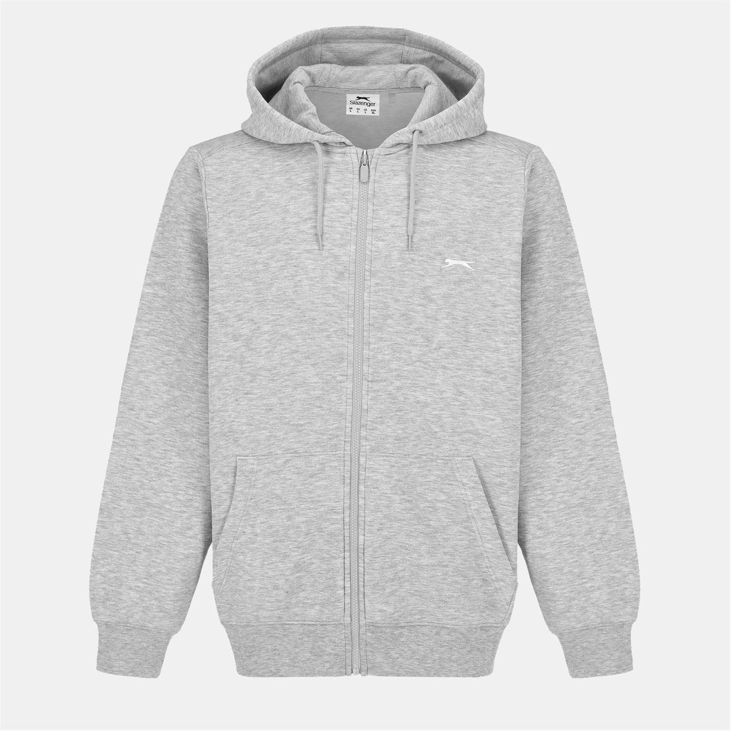 Slazenger Mens Borg Lined Fleece Hoodie