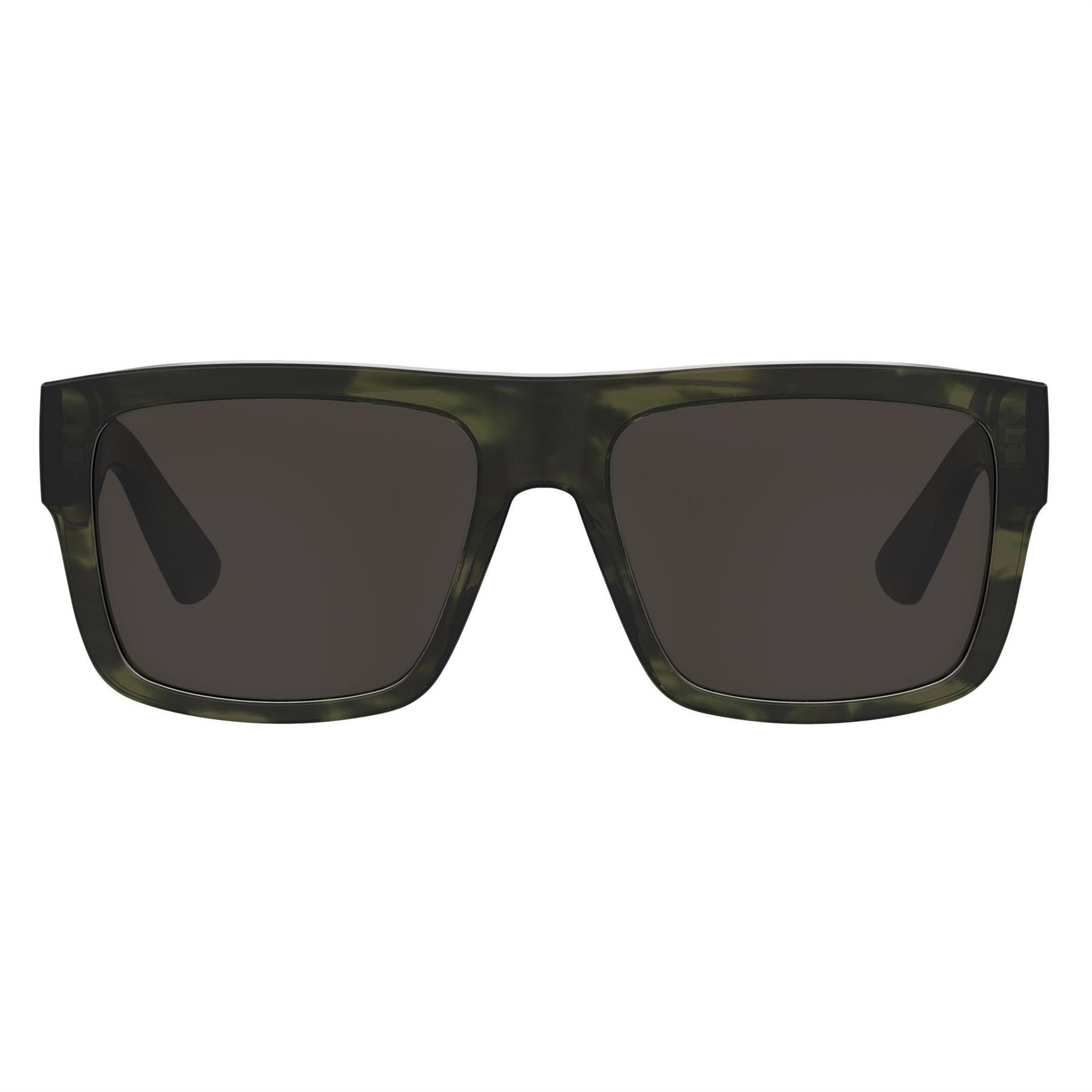 Moschino Rect Top Round Sunglasses