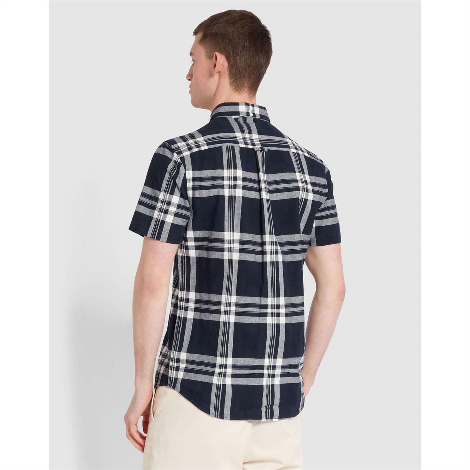 Farah Kele Bold Check Short Sleeve Shirt