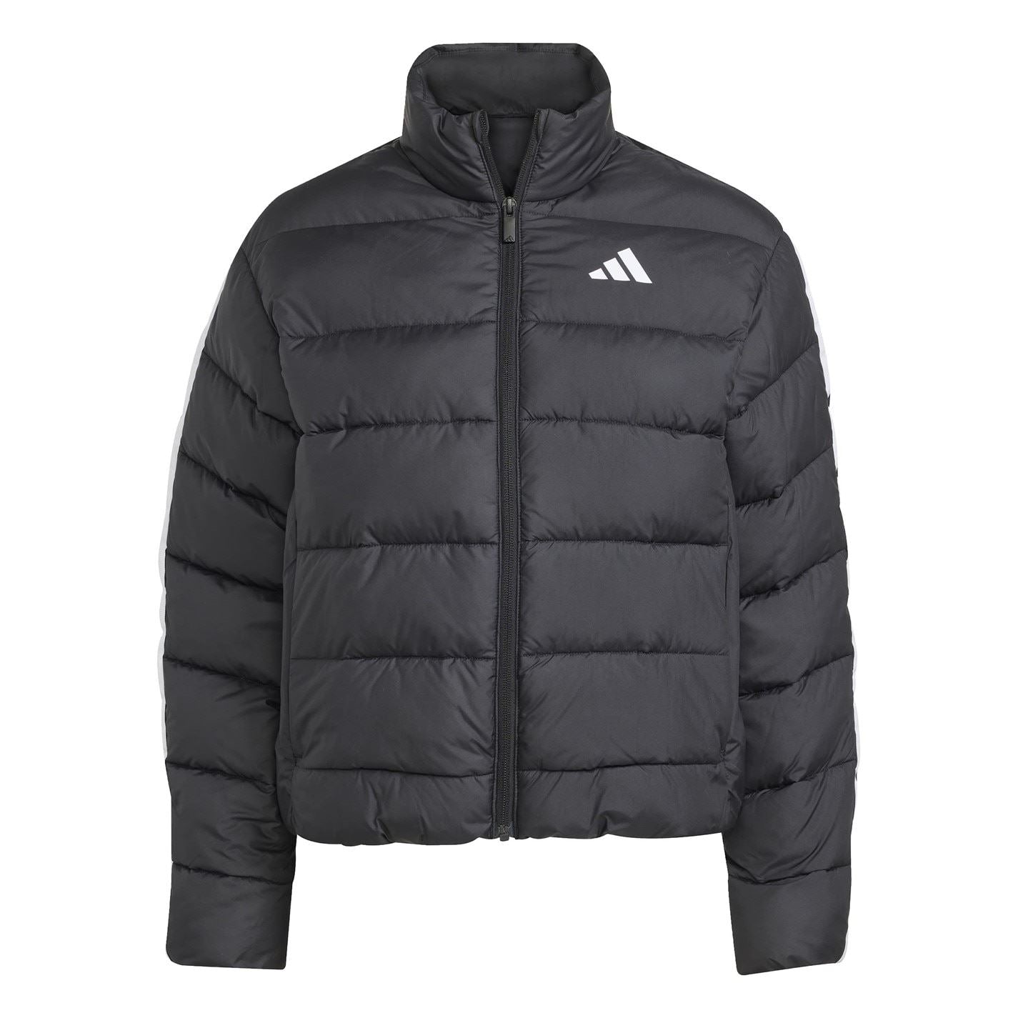 adidas Three Stripes Zipped Pocket Horizontal Stitching Puffer Jacket