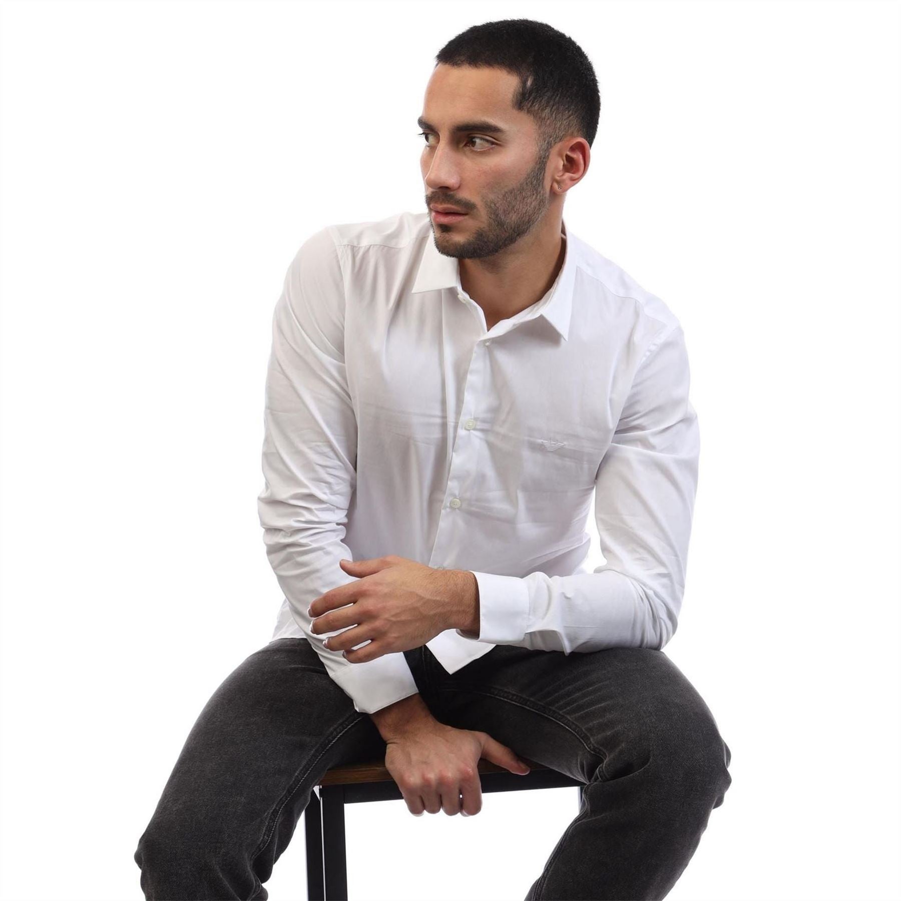Emporio Armani Nylon Blend Shirt