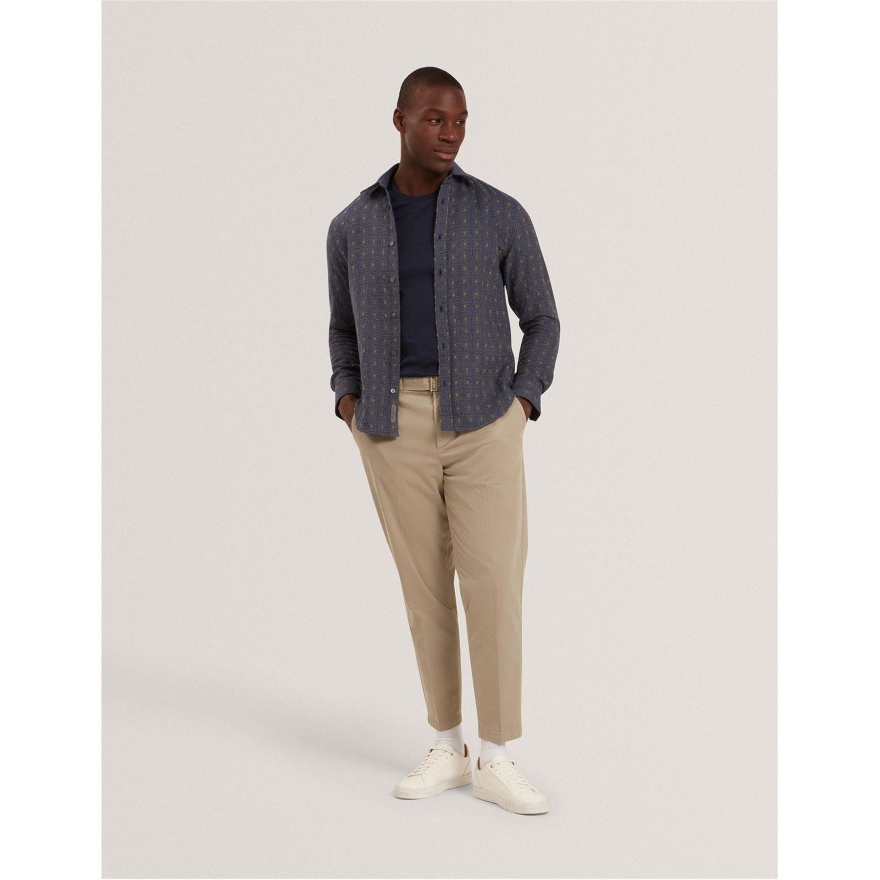 Ted Baker Check Long Sleeve Collared Shirt