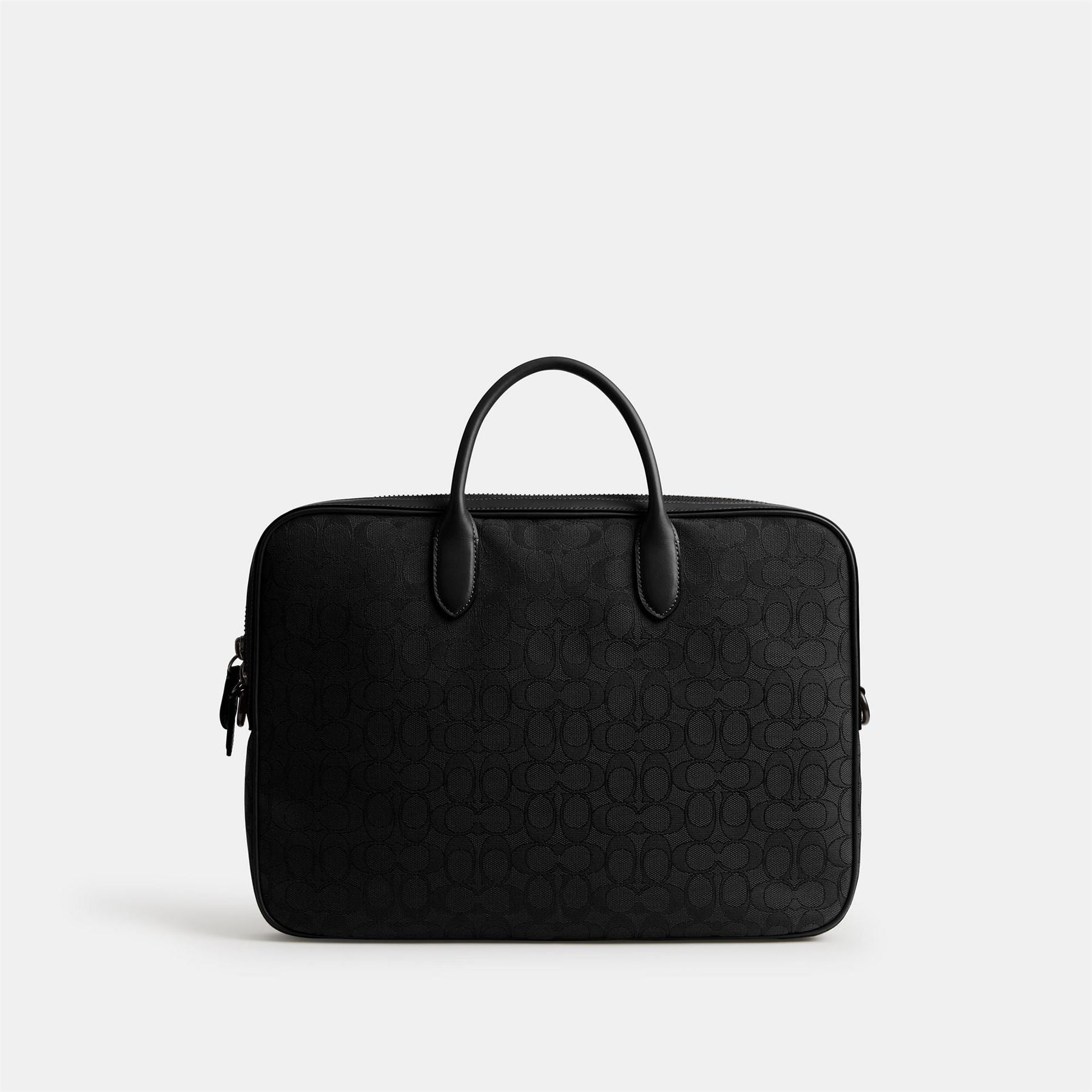 Coach Signature Jacquard Work Bag with Detachable Strap