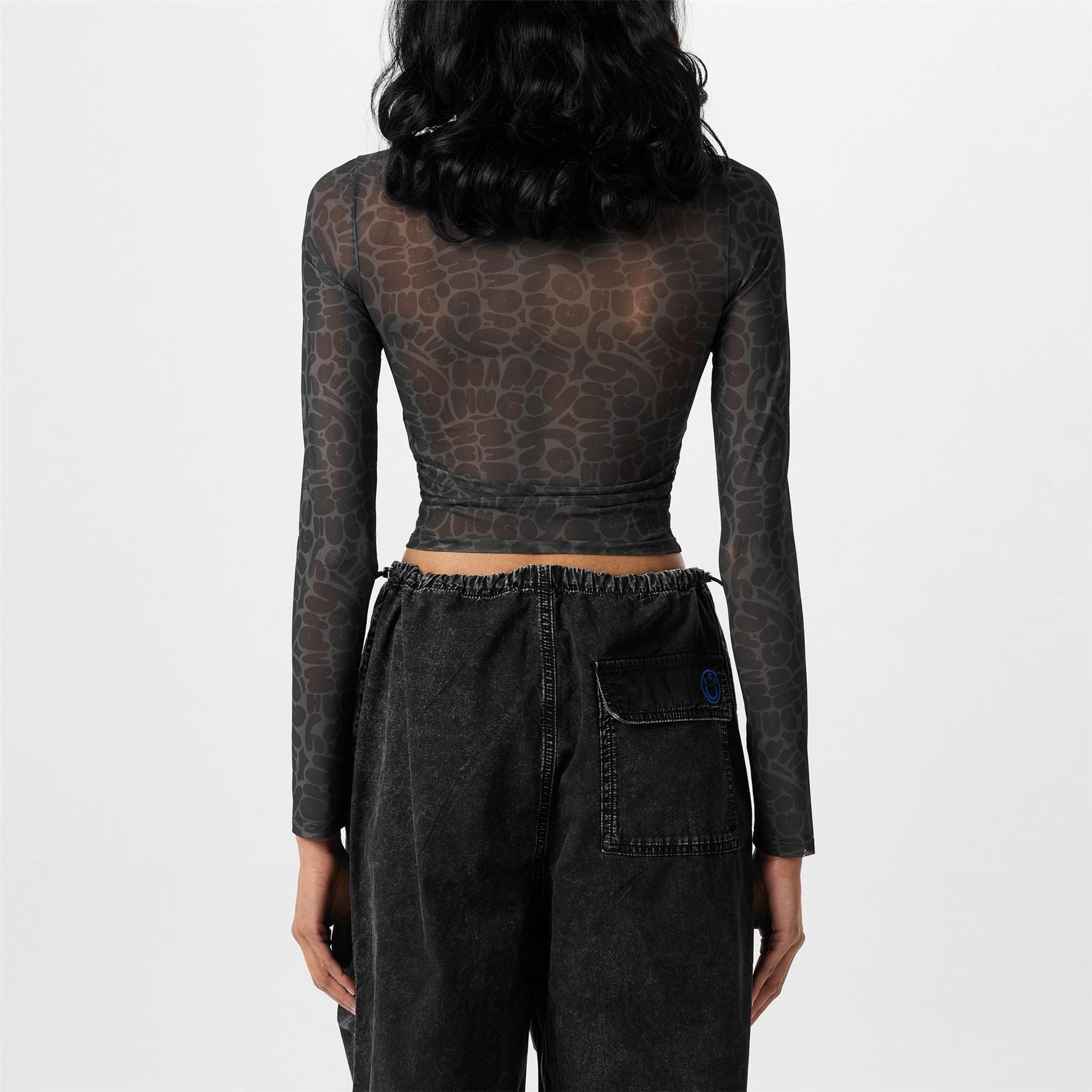 Hugo Womens Dasori Cropped Top