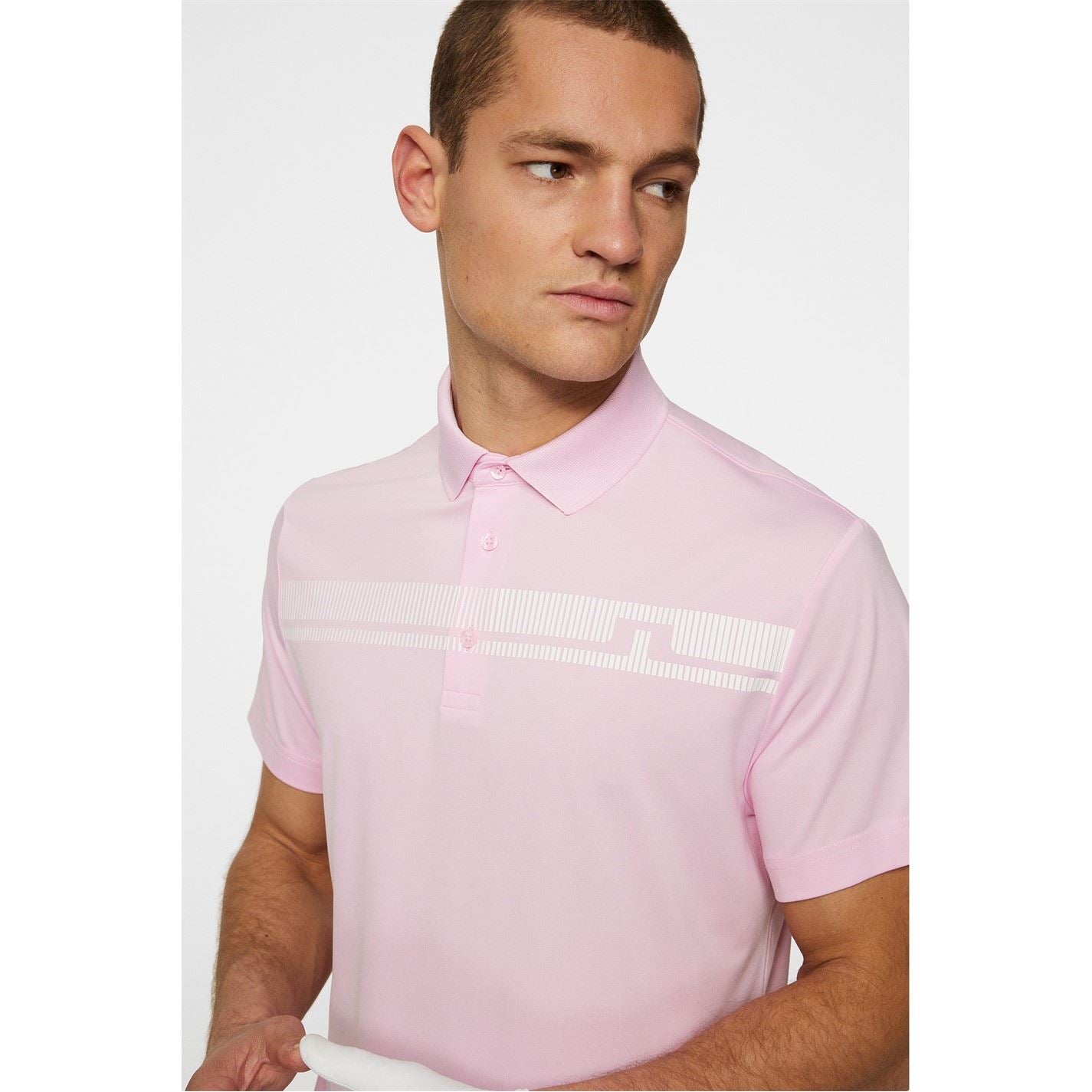 J Lindeberg Golf Short Sleeve Performance Polo Shirt