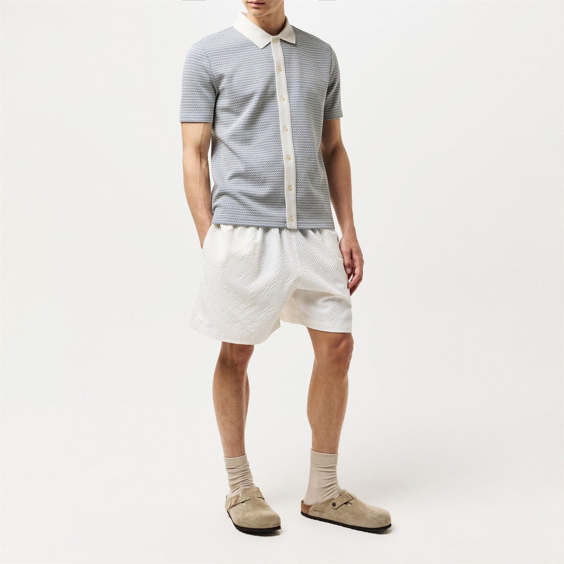 PS Paul Smith Regular Fit Point Collar Short Sleeve Shirt