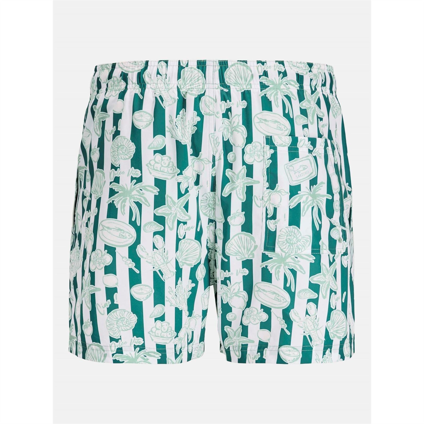 Jack and Jones Novelty Seashell Print Swim Short Bottom