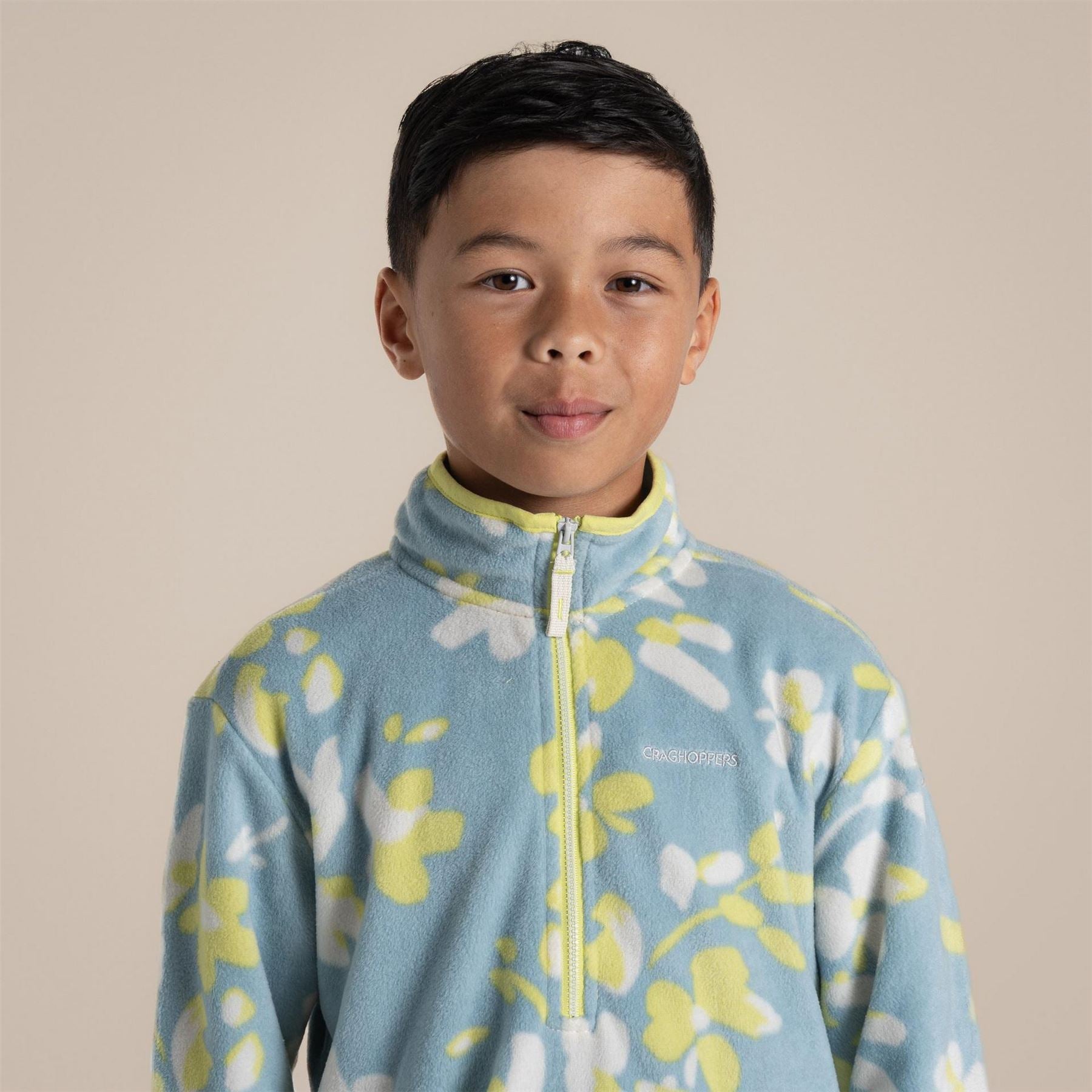 Craghoppers Bachas Embroidered Funnel Neck Long Sleeve Sweatshirt