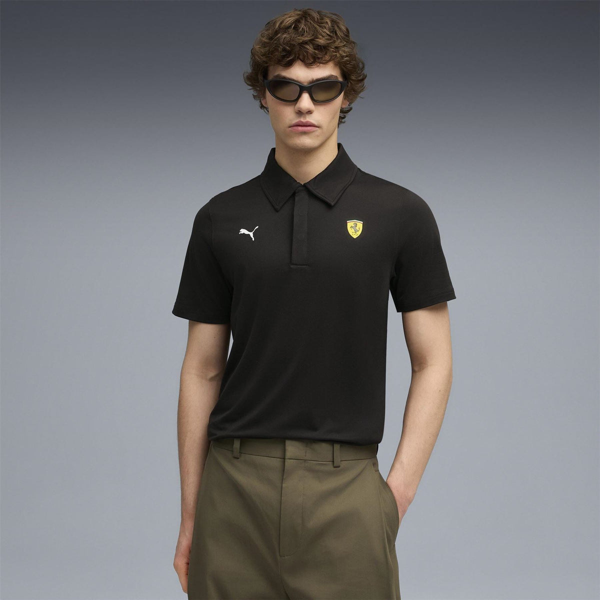 Puma Ferrari Sportswear Cloudspun Short Sleeve Polo
