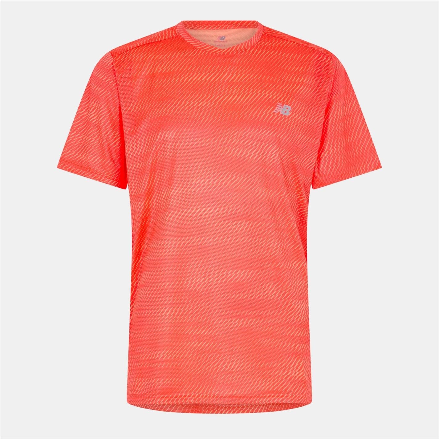 New Balance Regular Fit Crew Neck Short Sleeve Athletic Top