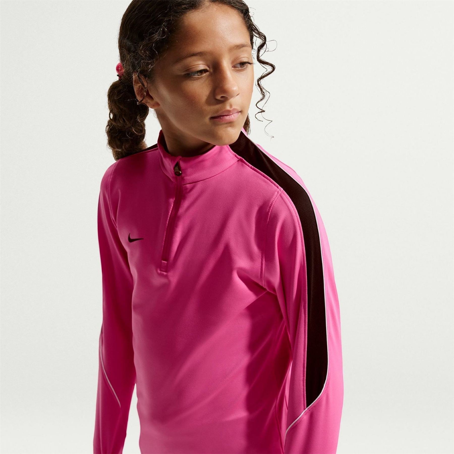 Nike Dri Fit Strike Drill Zip Neck Sweatshirt