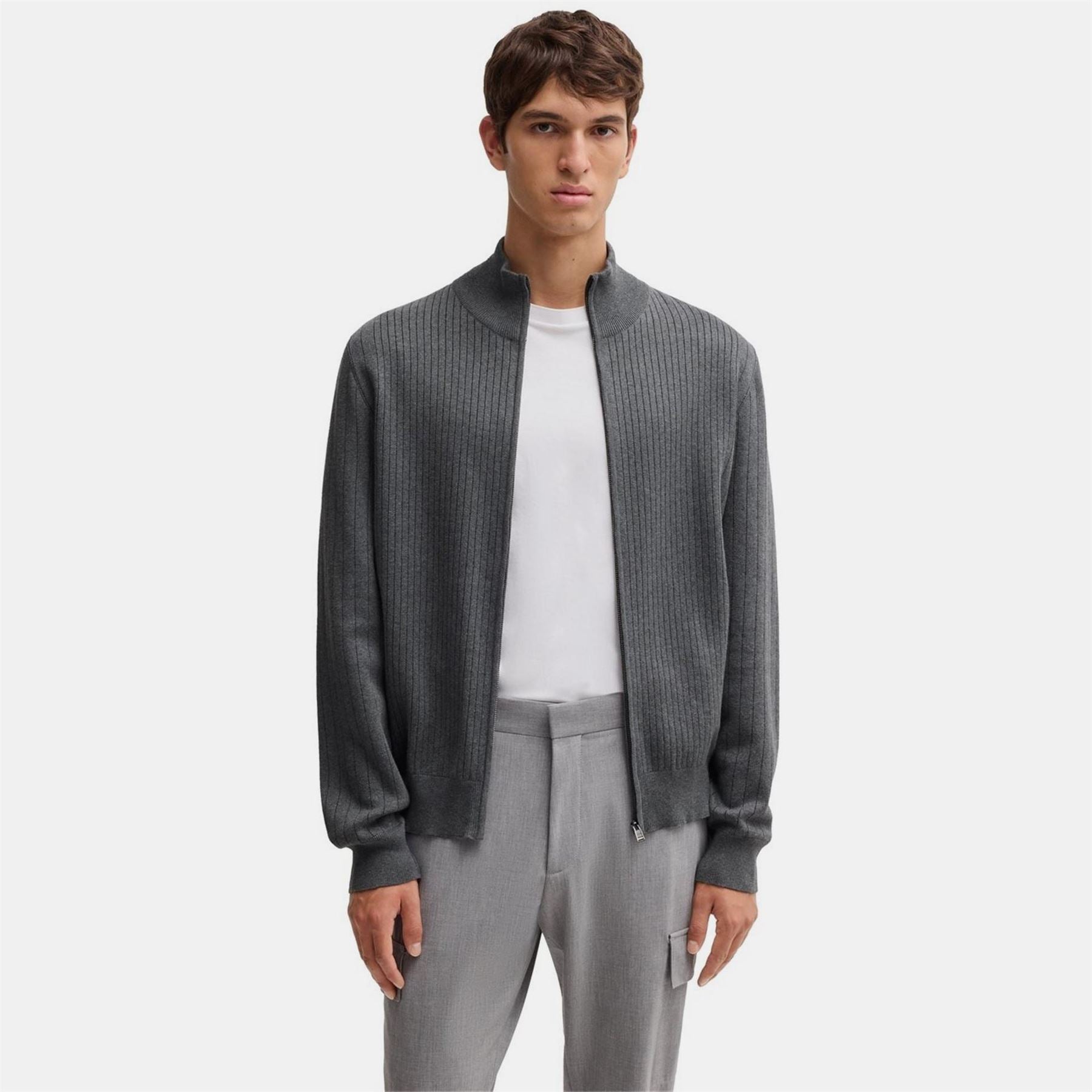 Boss Mock Neck Regular Fit Sweater