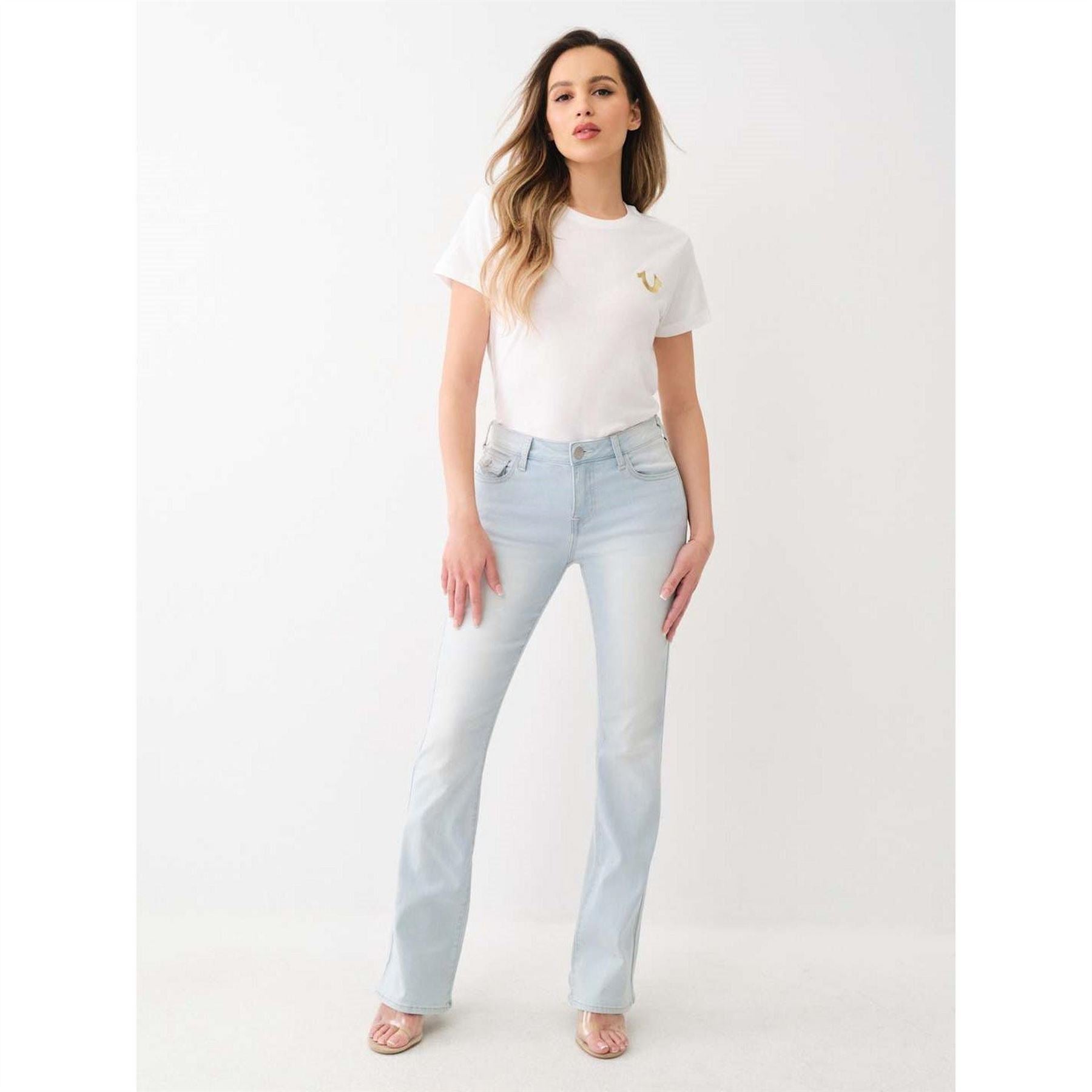 True Religion Mid Rise Bootcut Regular Fit Jeans