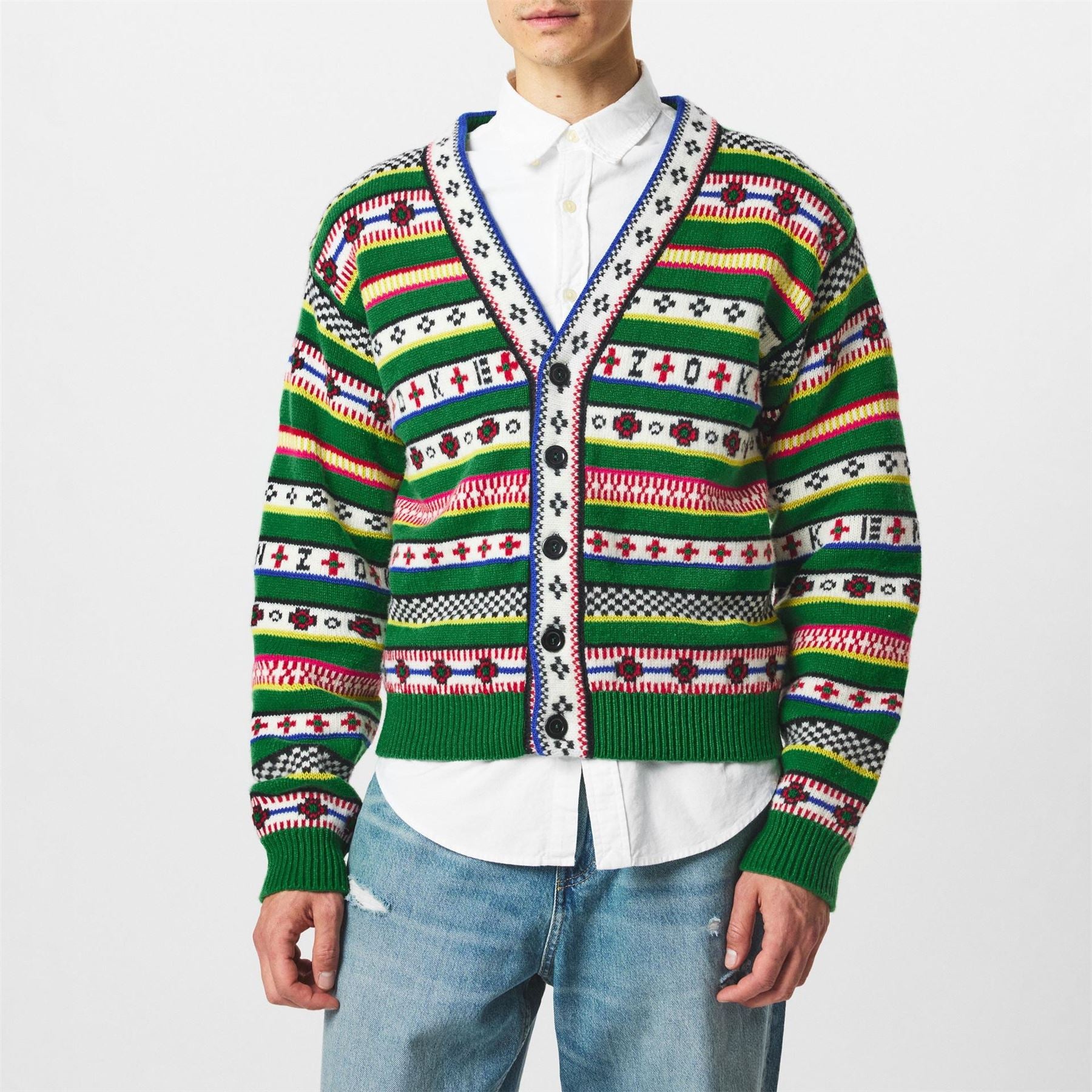 Kenzo Jacquard Cardigan