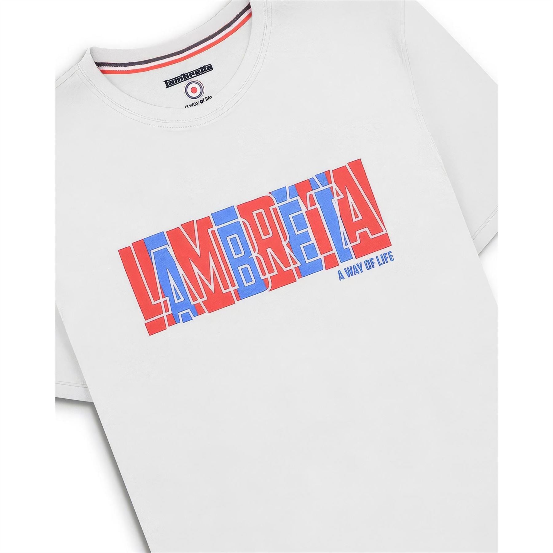 Lambretta Regular Fit Crew Neck T-Shirt