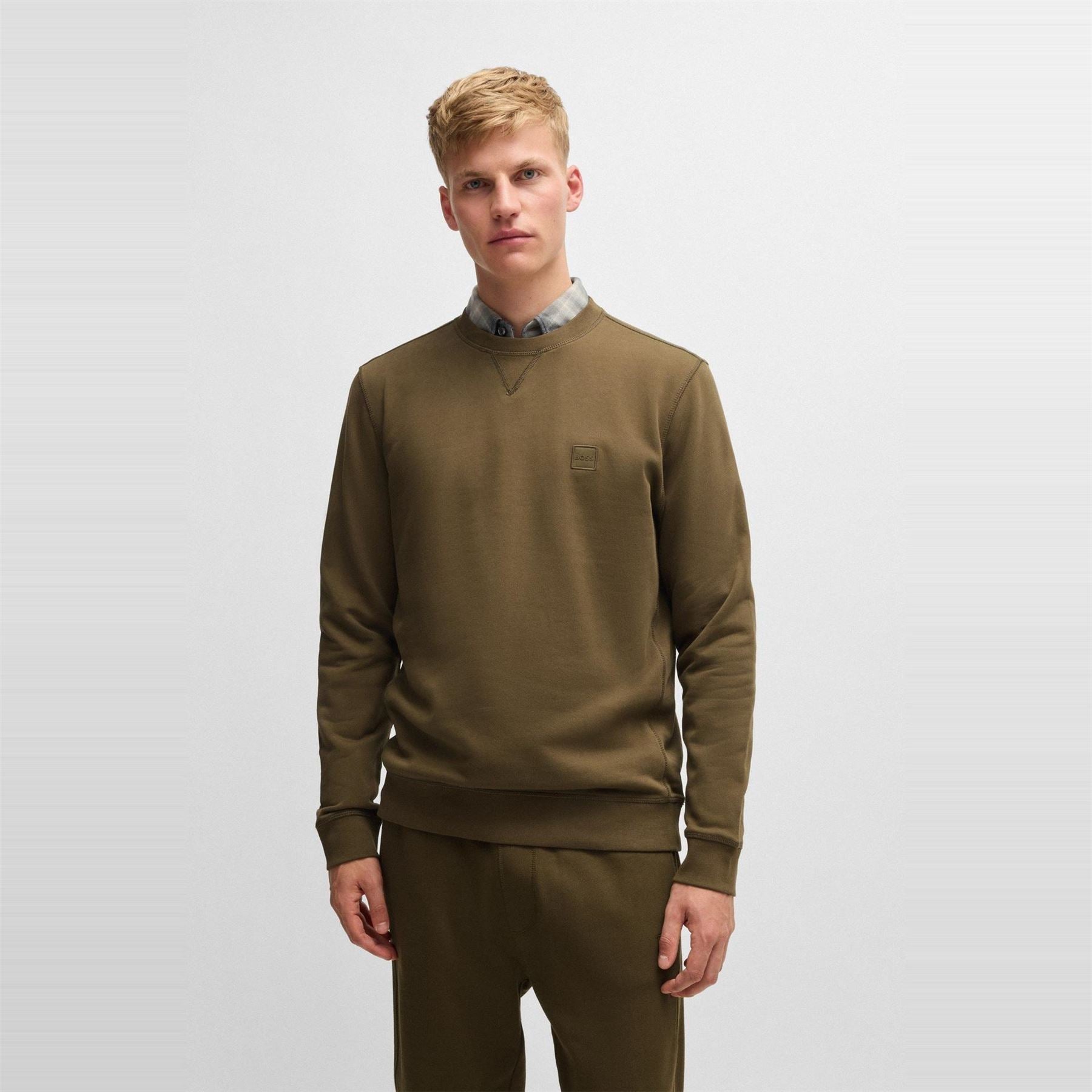 Boss Orange Long Sleeve Premium Cotton Sweatshirt (westart Crew Neck)