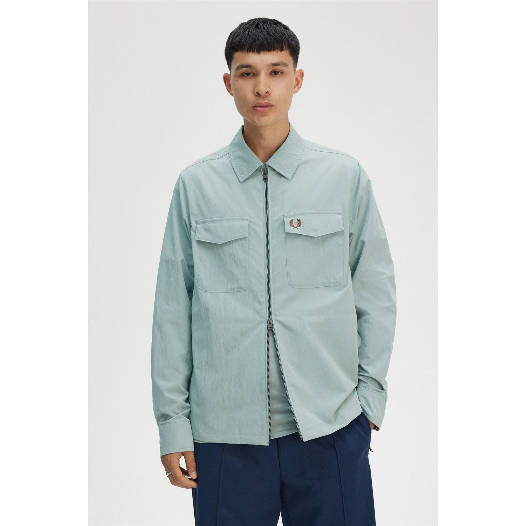 Fred Perry  Long Sleeve Zip Overshirt
