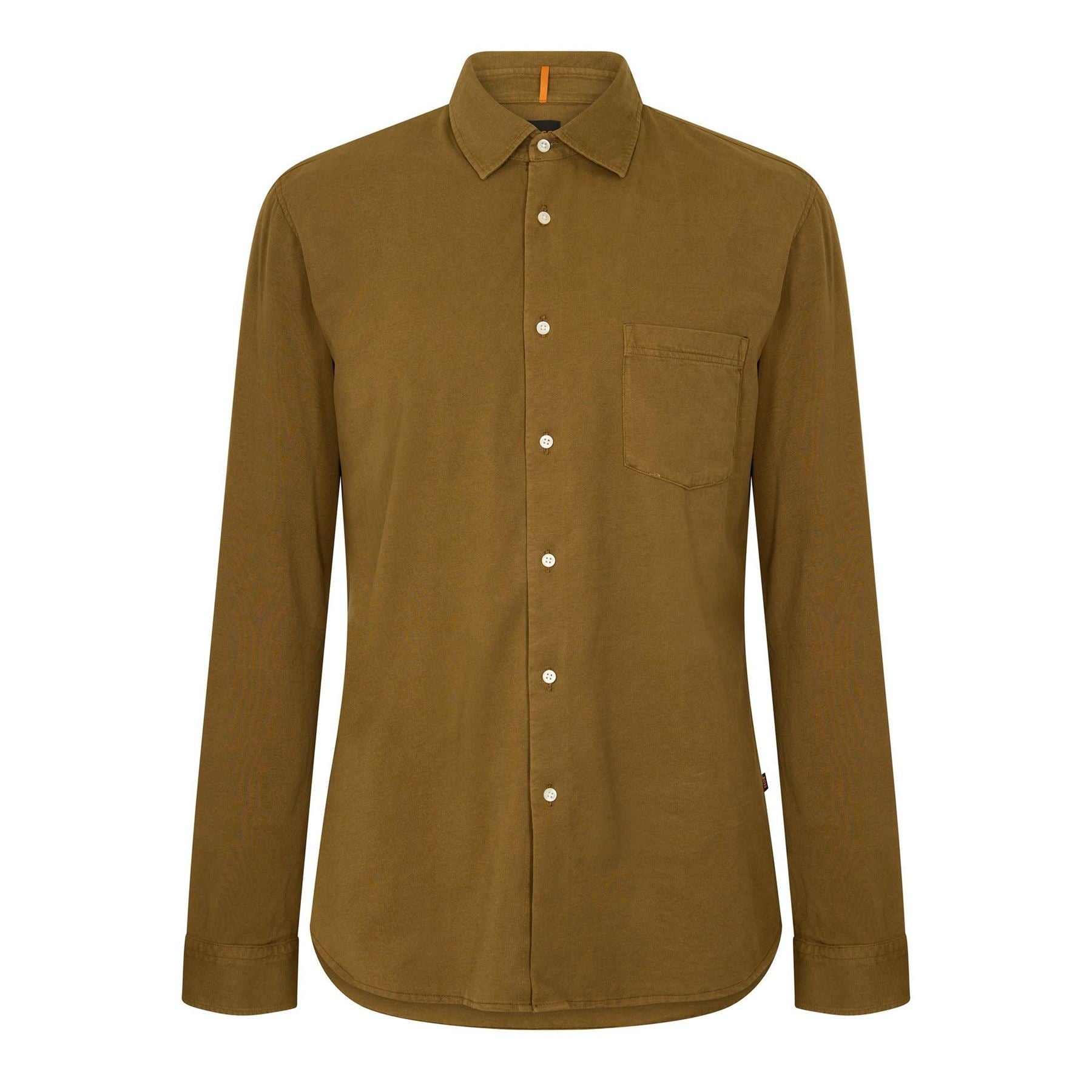 Boss Slim Fit Collared Neck Long Sleeve Shirt