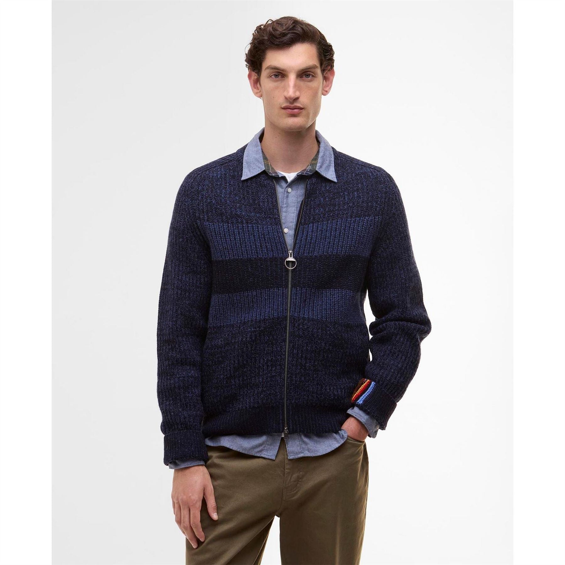 Paul Smith X Barbour Paul Smith Knitted Bomber Jacket