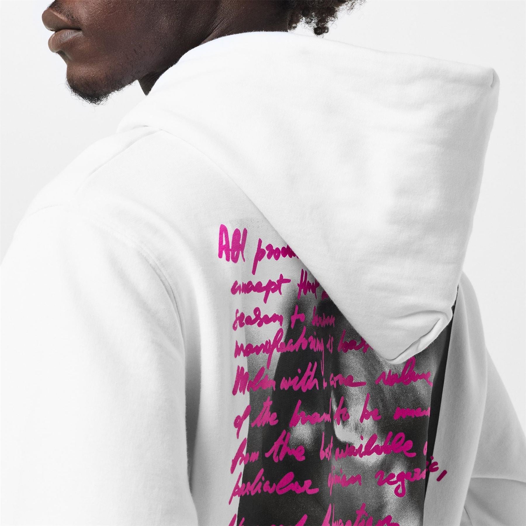 Off White Tornado Slim Fit Hooded Sweatshirt