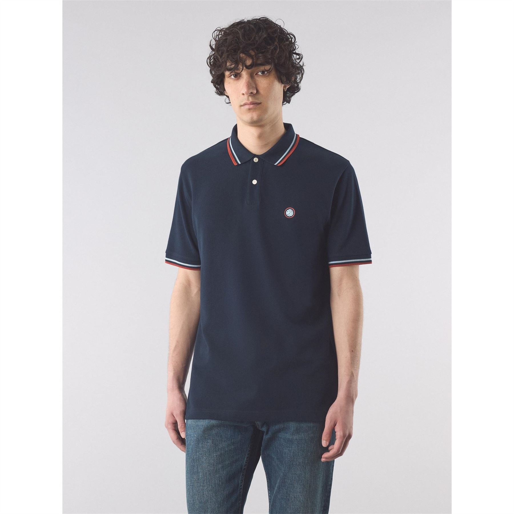 Pretty Green Brixton Regular Fit Short Sleeve Polo