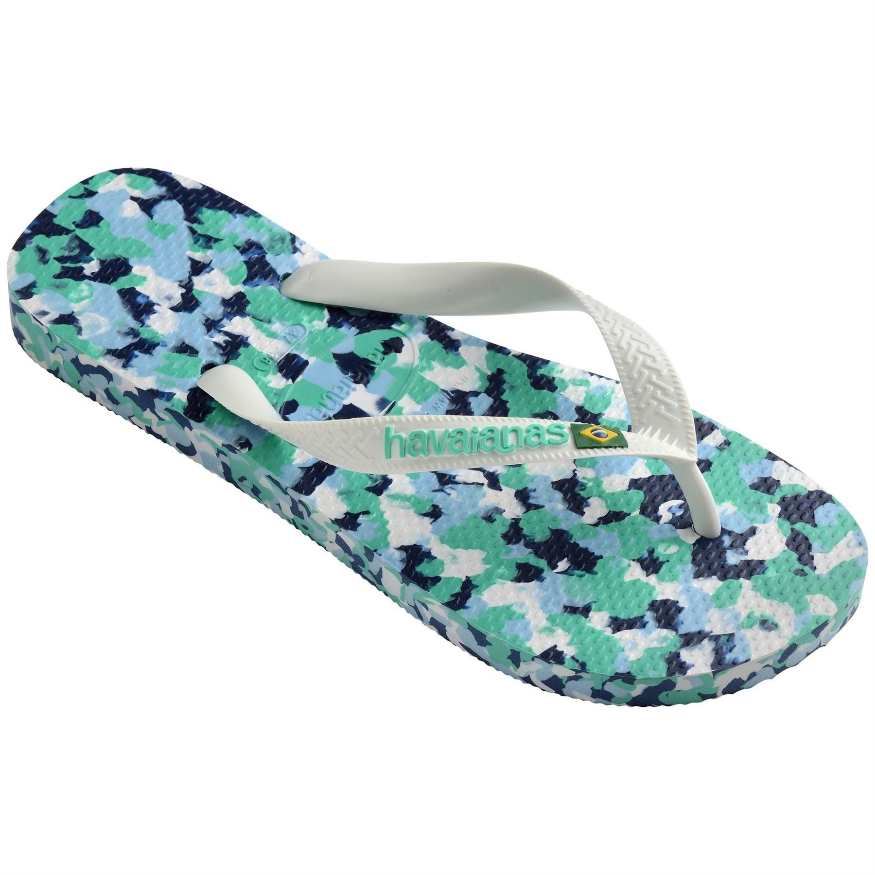 Havaianas Hav. Brasil Tech Ii Navy Blue 33 34 Flip Flops Womens