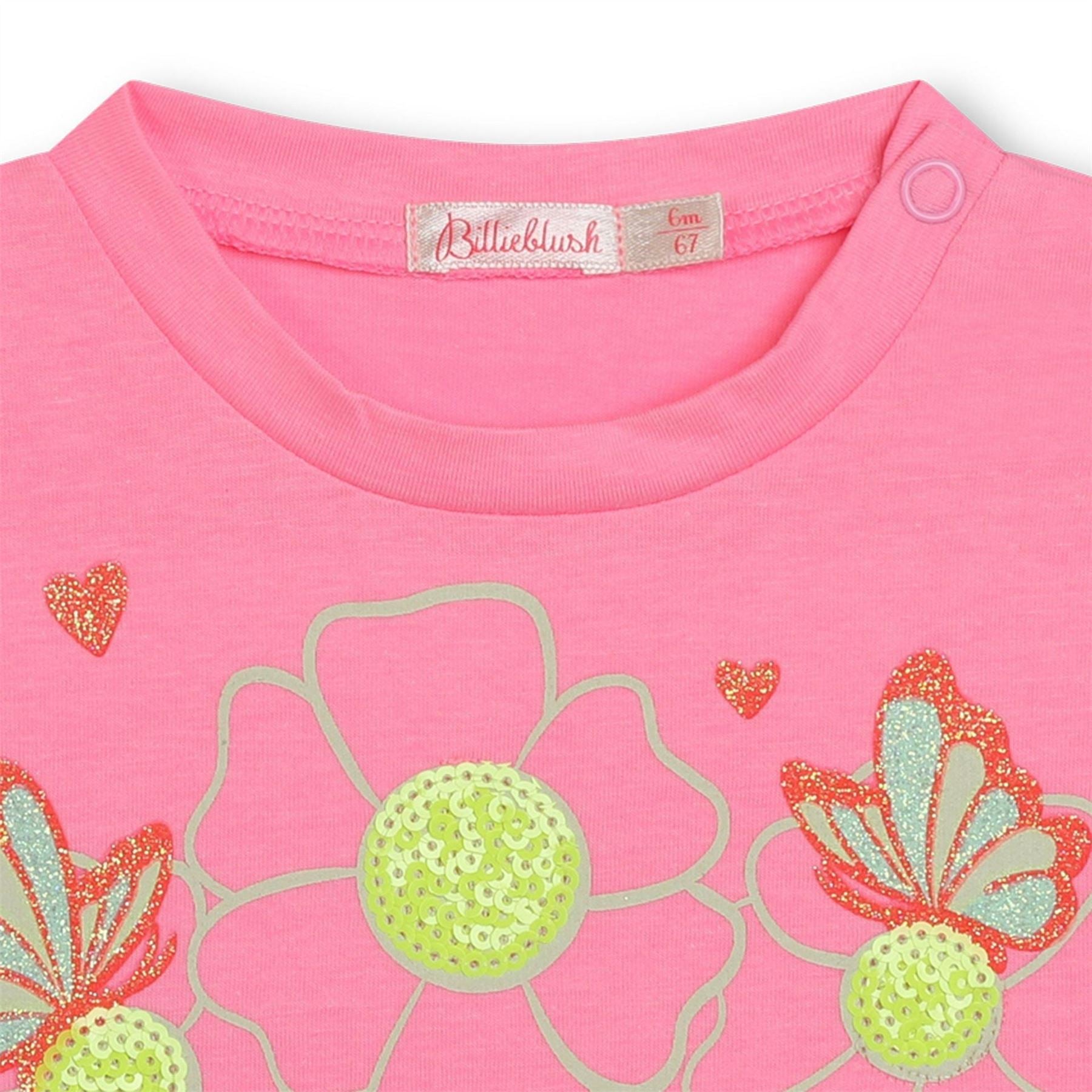 Billieblush Regular Fit Crew Neck Short Sleeve T-Shirt