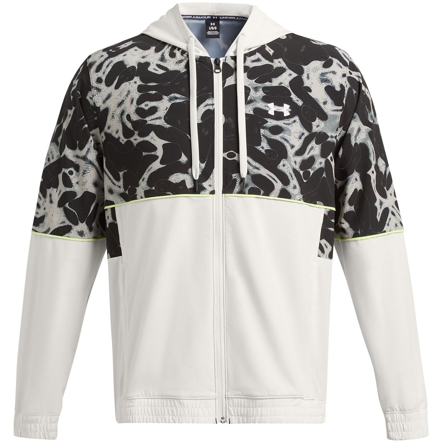 Under Armour Mens Armour Baseline Prtd Woven Jacket Hoody