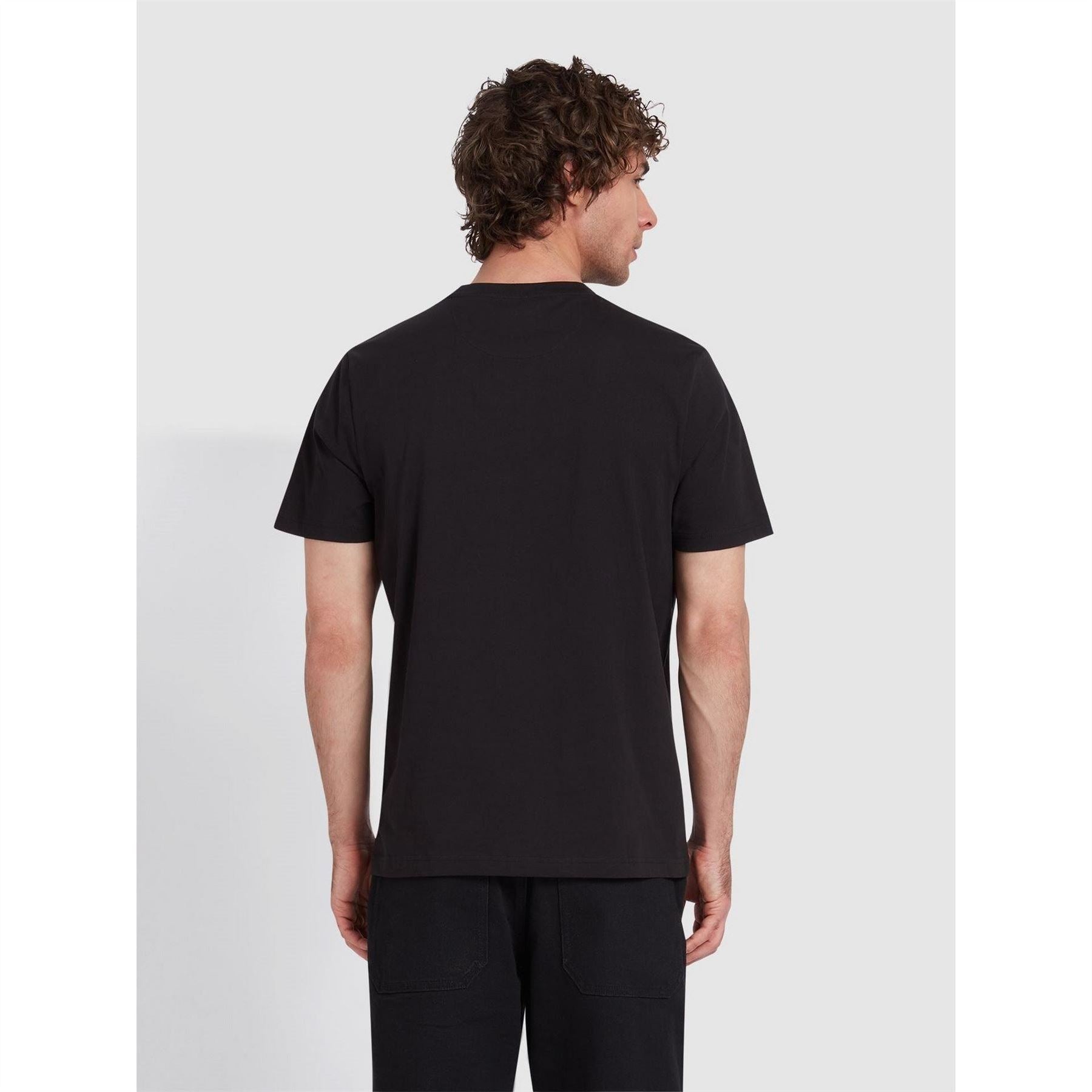 Farah Regular Fit Crew Neck Short Sleeve T-Shirt