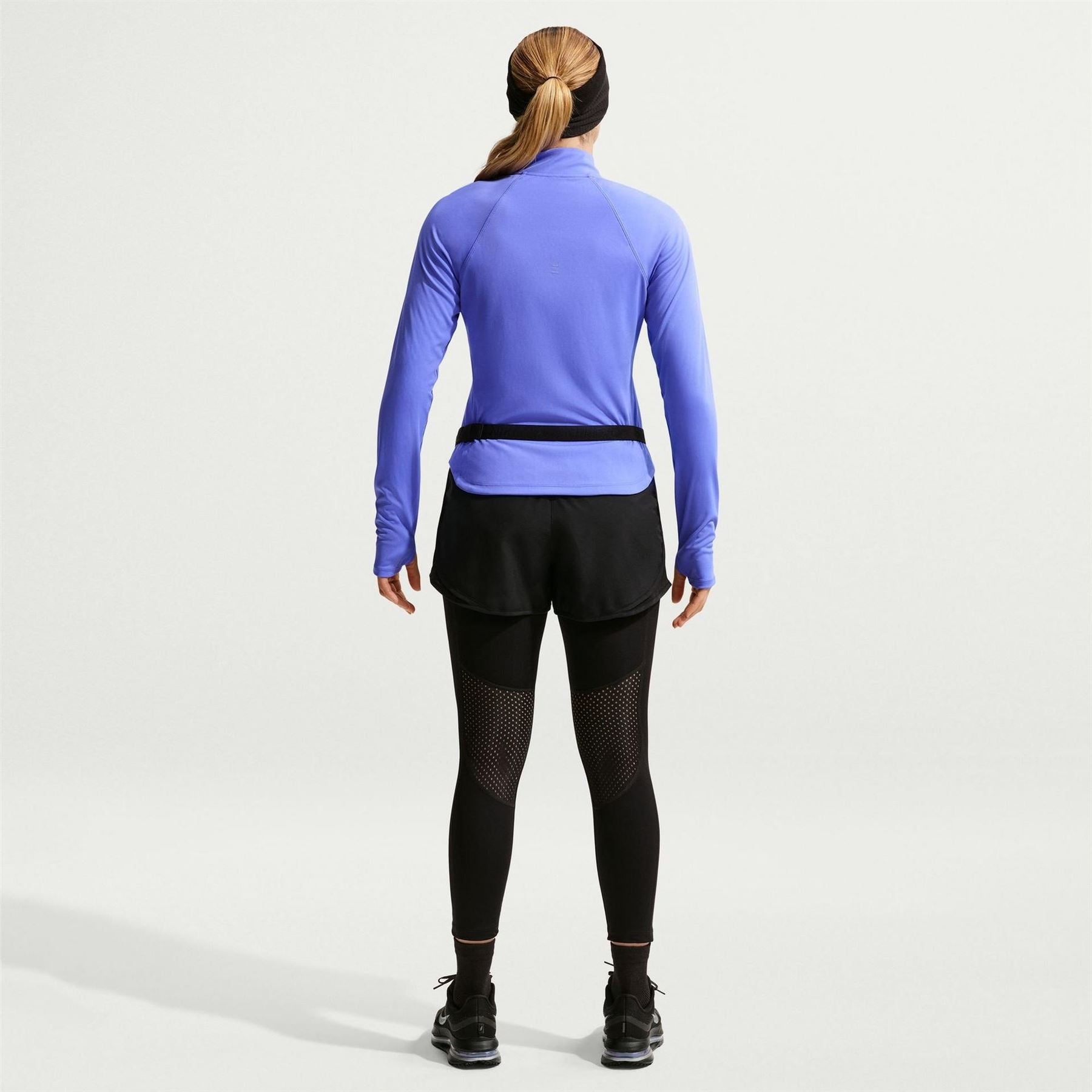 Nike Womens Pacer Long Sleeve 1 2 Zip Running Top