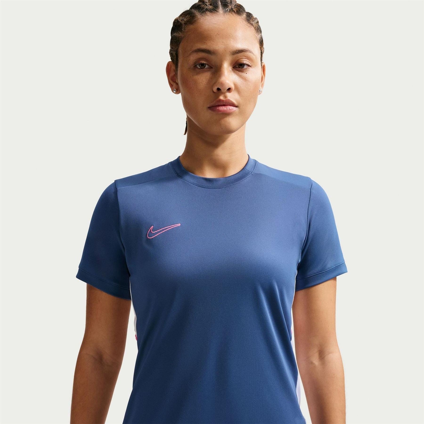 Nike Womens Dri Fit Academy Short Sleeve Football Top