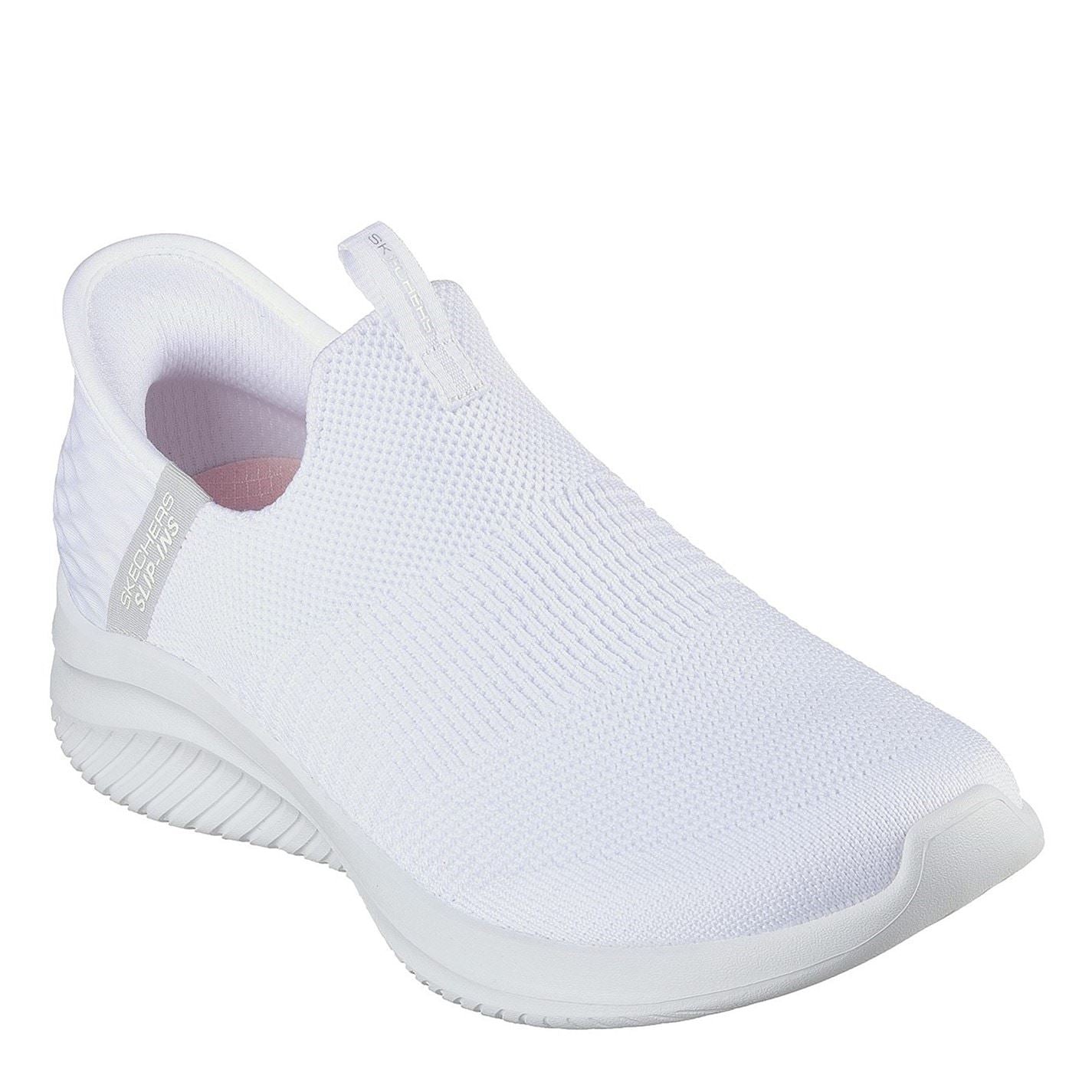Skechers Engineered Stretch Knitted Slip On Low Top Trainers