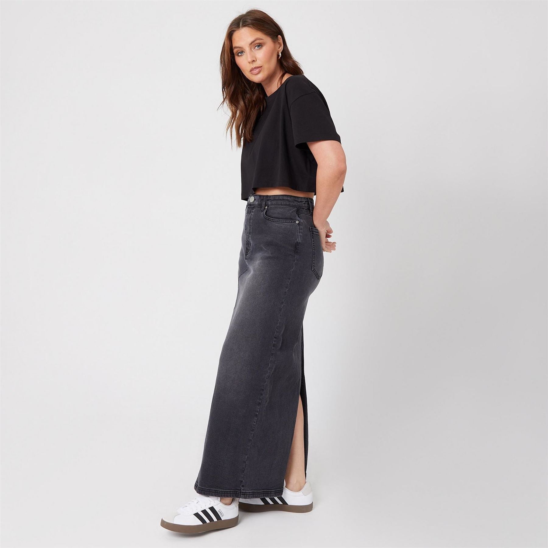 Be You Cropped Crew Neck Regular Fit T-Shirt