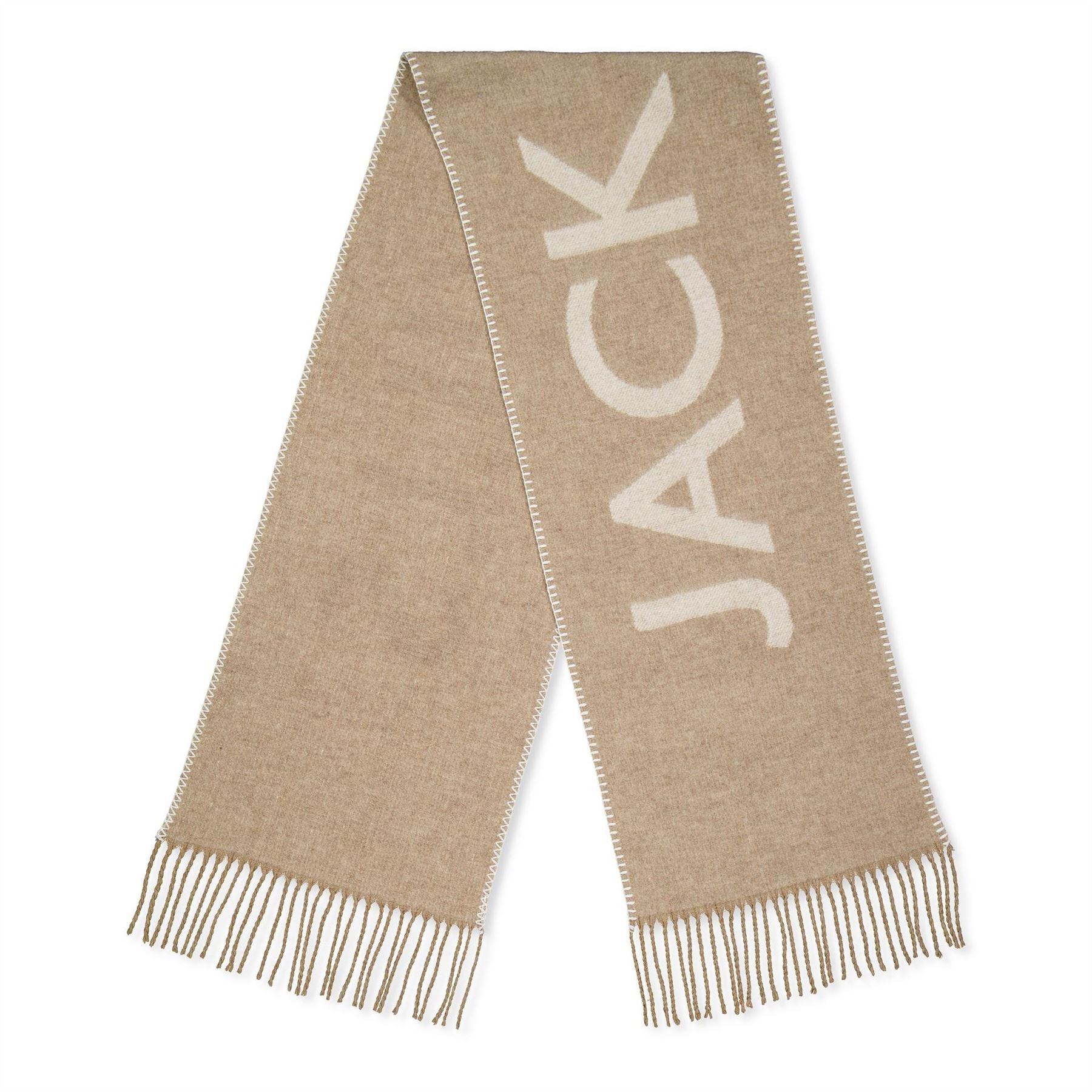 Jack Wills Jw Intarsia Oversized Scarf