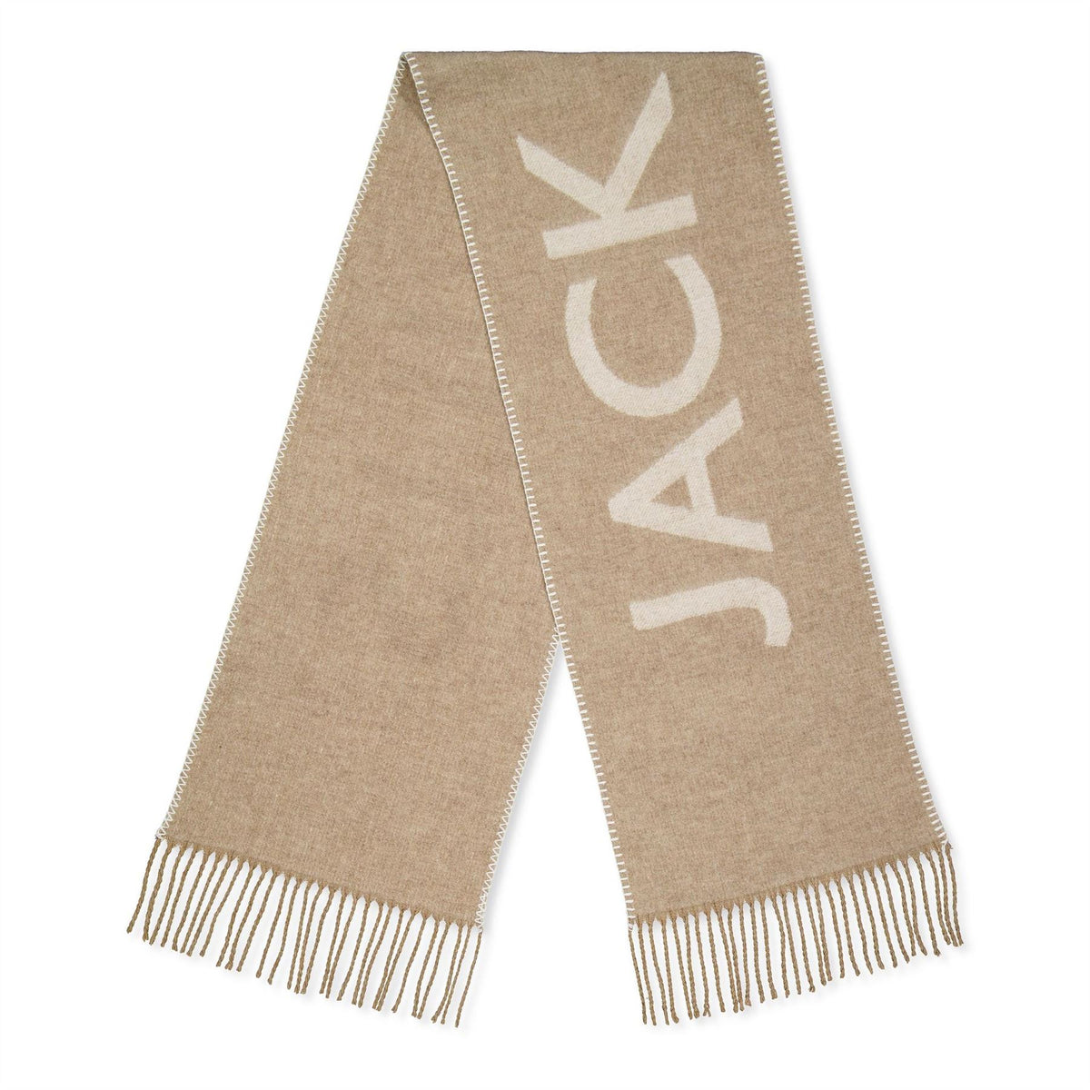 Jack Wills Jw Intarsia Oversized Scarf