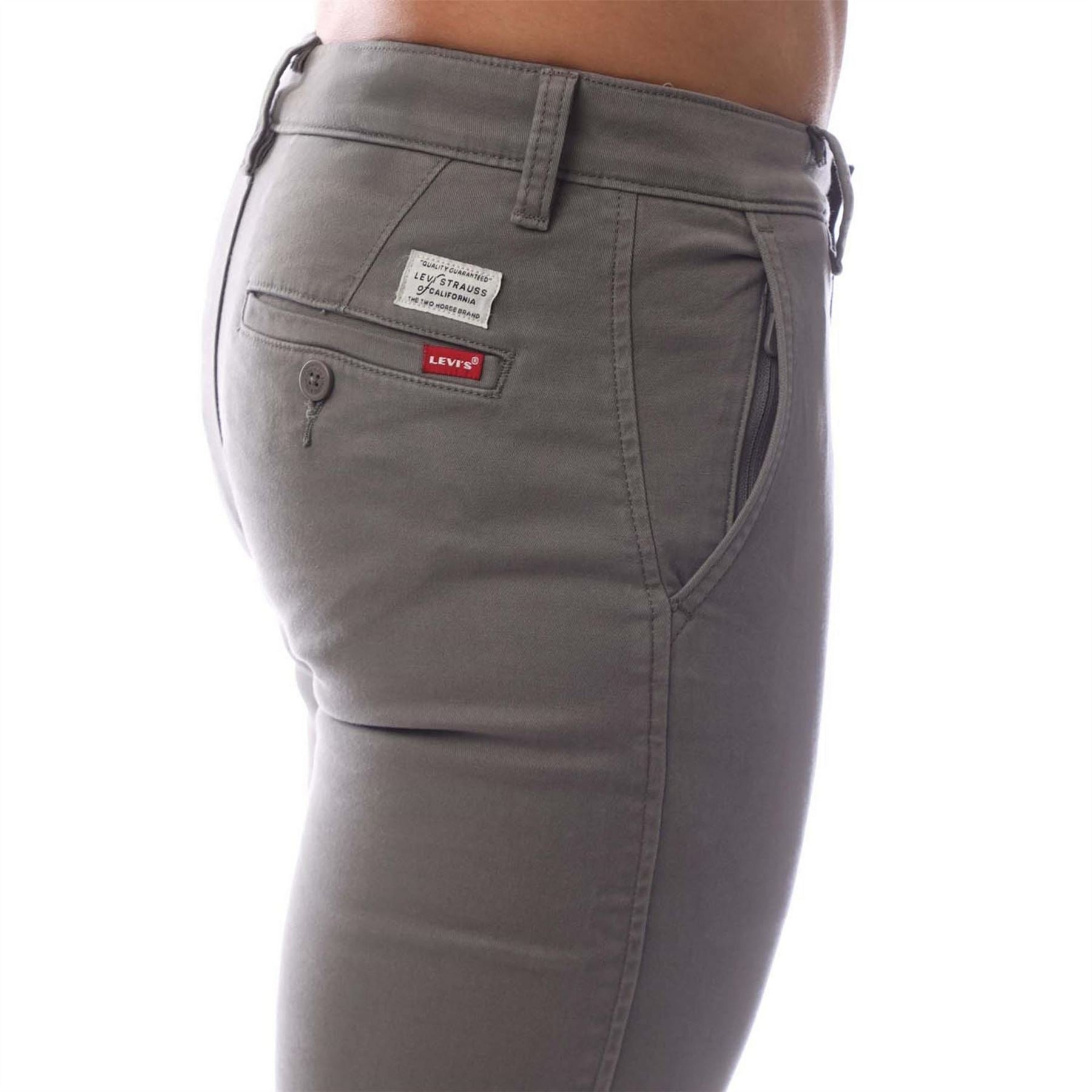 Levis Narrow Cuff Solid Patterned Slim Chinos