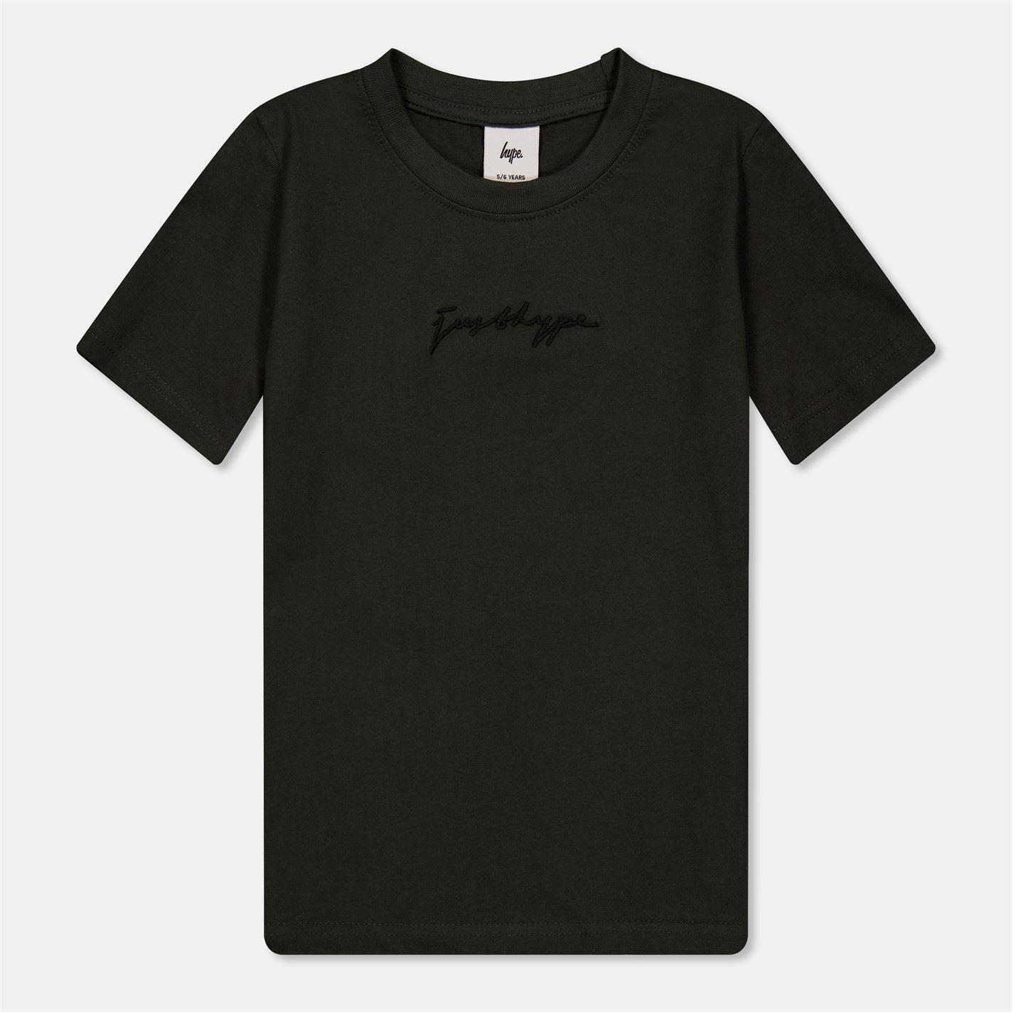 Hype Regular Fit Crew Neck Signature Print T-Shirt